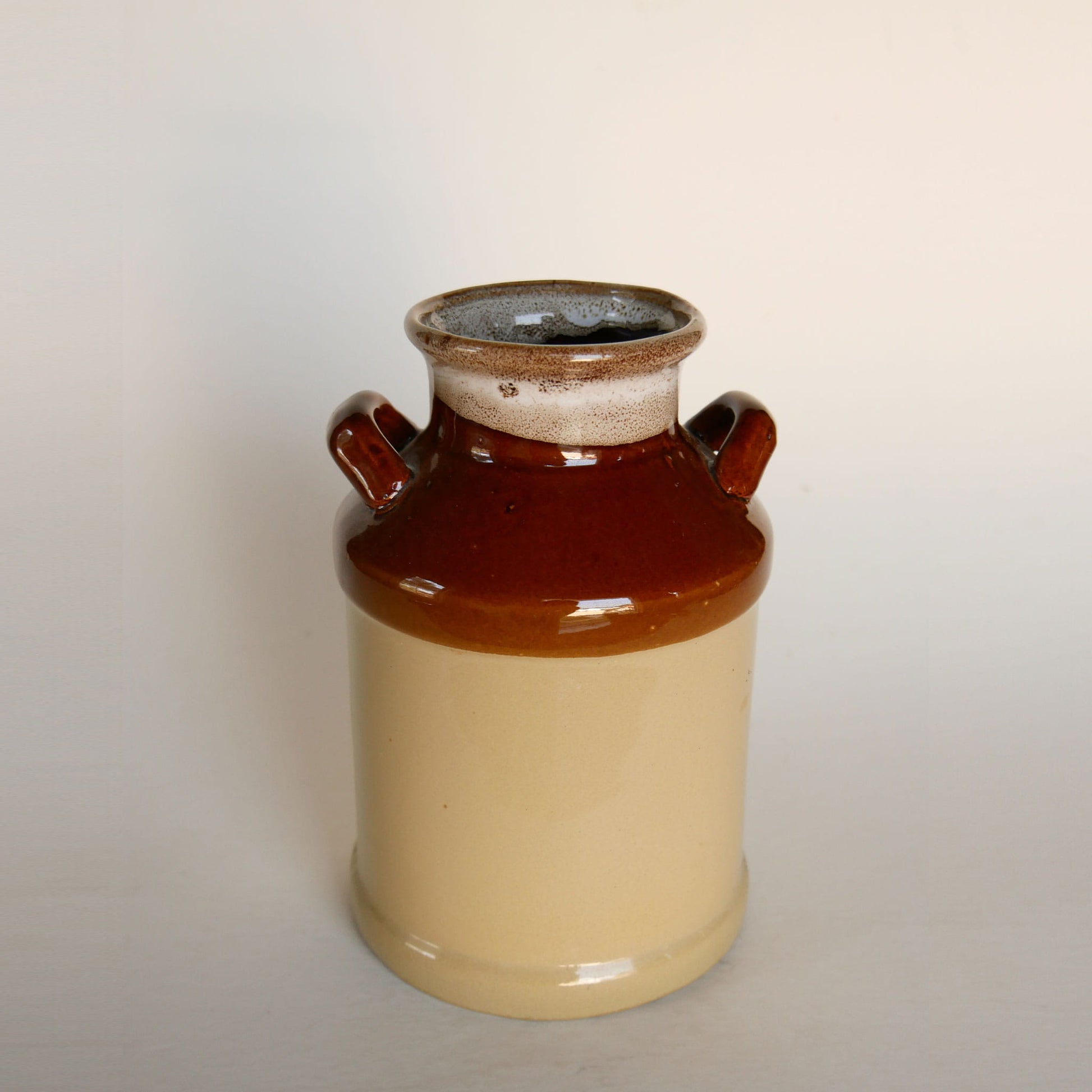 Vintage Rustic Stoneware Milk Jug Vase, Vintage Stoneware, Vintage Crocks, Vintage Kitchen DEcor, Farmhouse Kitchen Decor