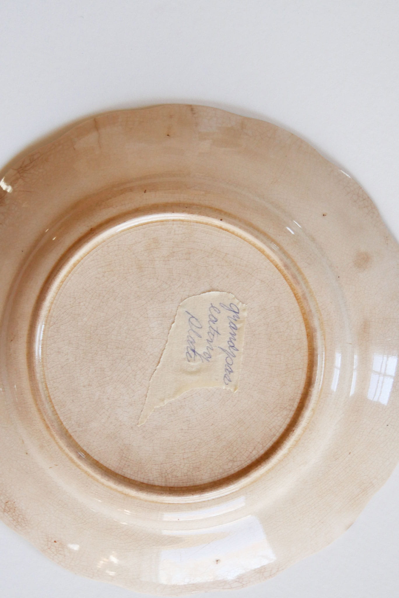 Antique Woodland Duck Decorative Plate with Scalloped Edge, Antique Plate, Vintage Aged Plate, Rustic Duck Plate, Vintage Decorative Duck Plate, Antique Duck Decorative Plate