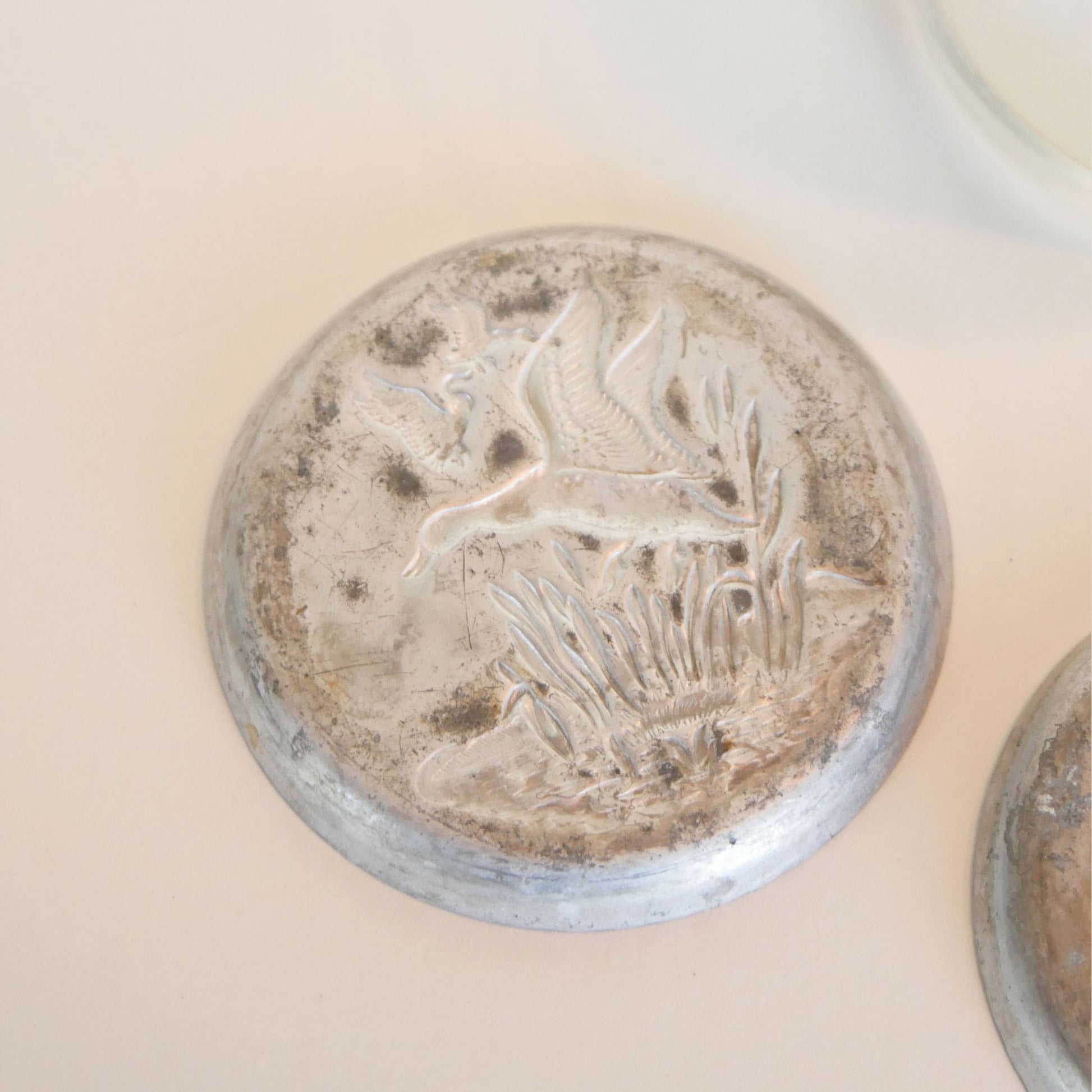 Vintage Aluminum Duck Coasters Vintage Coasters Vintage Woodland Decor