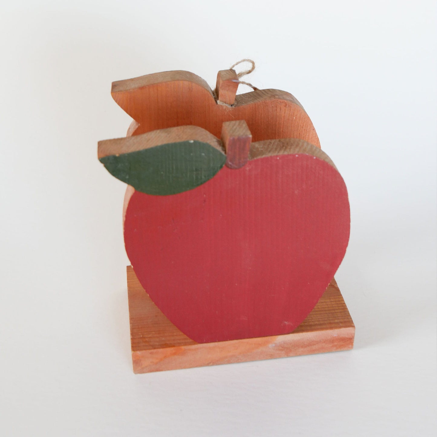 Vintage Wood Apple Napkin Holder, COuntry Kitchen Decor, Vintage Country Kitchen Decor, Apple Kitchen Decor, Vintage Apple Decor, Vintage Kitchen Decor, Vintage HOme Decor