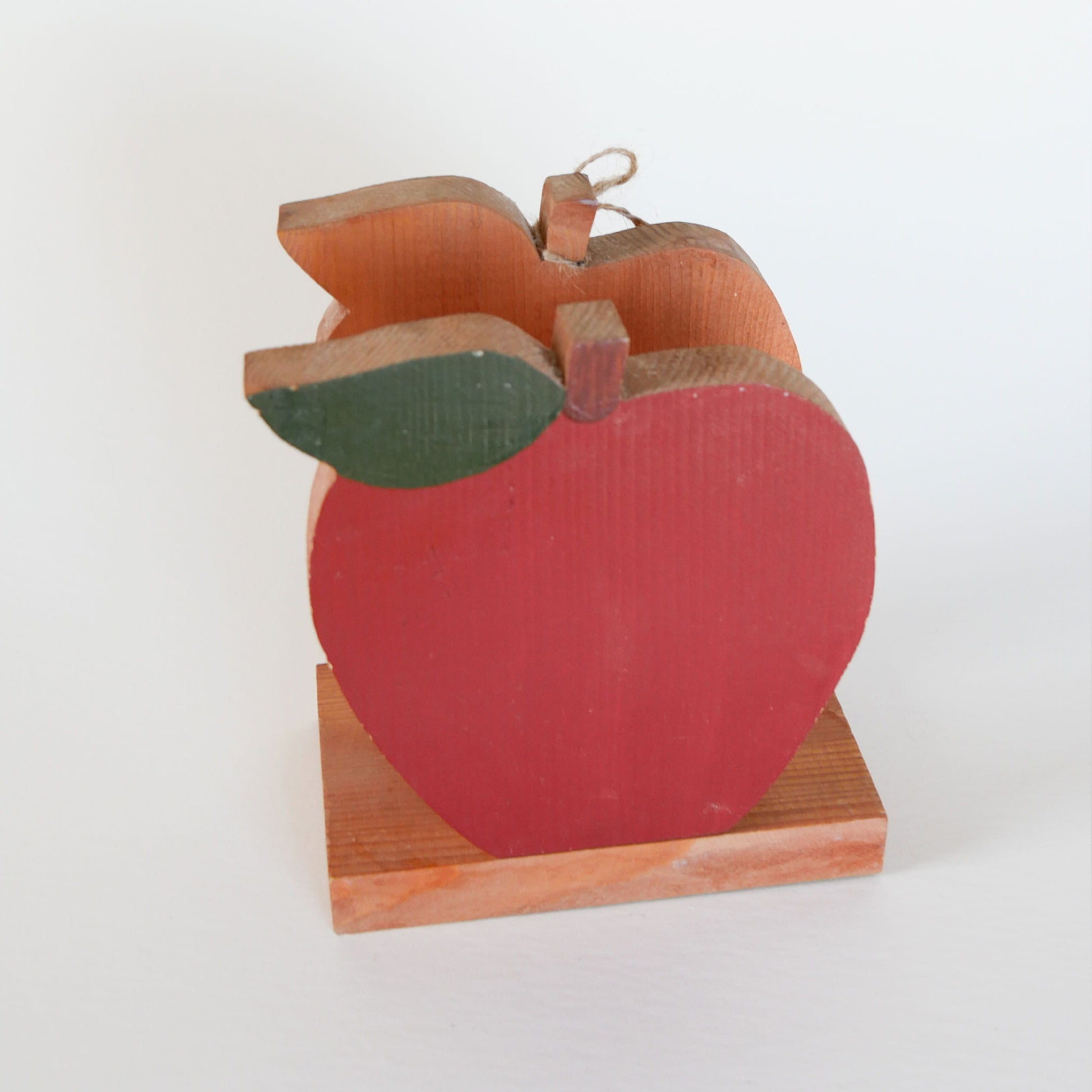 Vintage Wood Apple Napkin Holder, COuntry Kitchen Decor, Vintage Country Kitchen Decor, Apple Kitchen Decor, Vintage Apple Decor, Vintage Kitchen Decor, Vintage HOme Decor