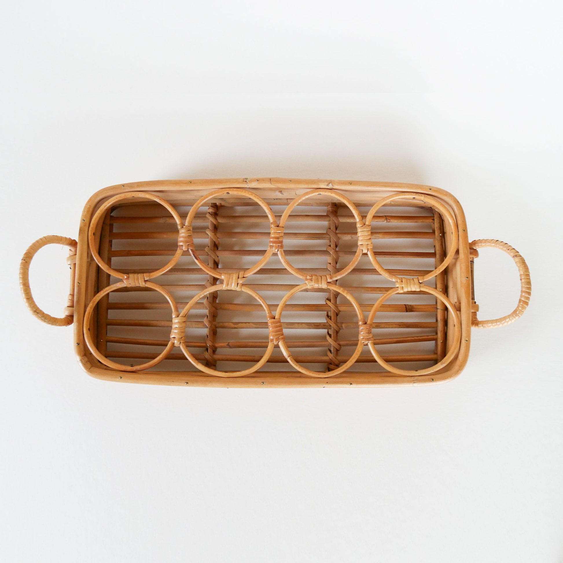 Vintage Bamboo Drink Tray, MCM Bamboo Tray, Vintage Wicker Tray, Wicker Drink Tray, Bamboo Drink Tray, Vintage Tray, Vintage Wicker Tray, Vintage MCM Tray, Vintage Home Decor