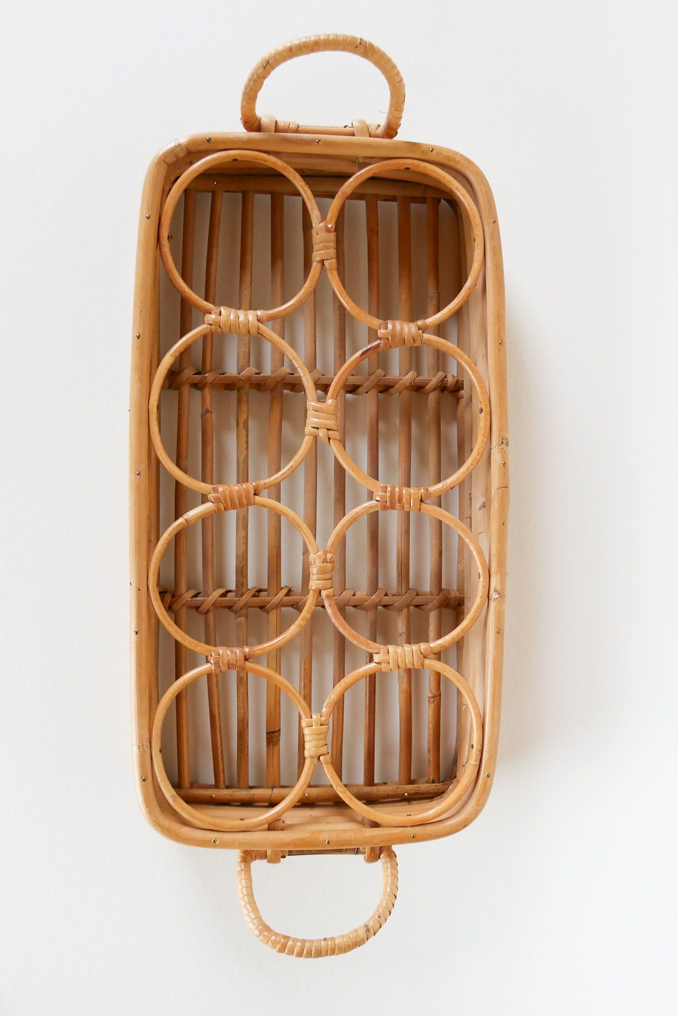 Vintage Bamboo Drink Tray, MCM Bamboo Tray, Vintage Wicker Tray, Wicker Drink Tray, Bamboo Drink Tray, Vintage Tray, Vintage Wicker Tray, Vintage MCM Tray, Vintage Home Decor