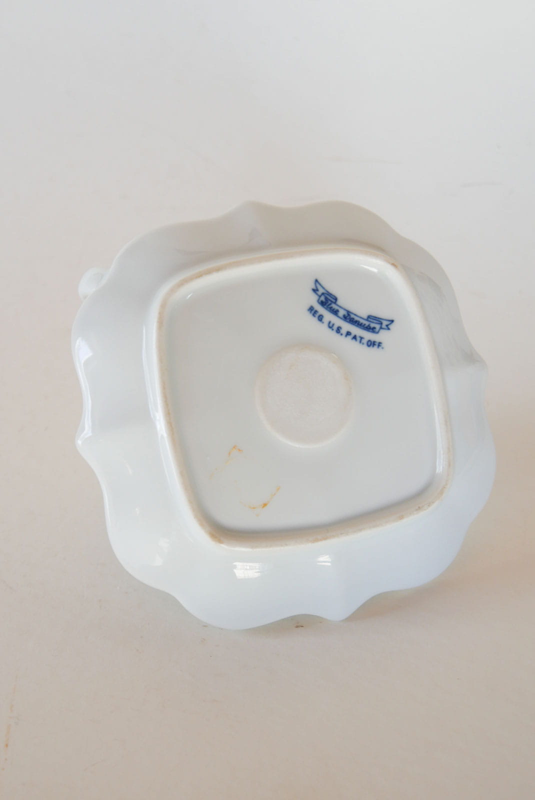 Vintage Blue Danube Japan Porcelain Chamberstick, Vintage Blue and White Candlestick, Vintage Blue and White Chamberstick, Delft Candlestick, Cottagecore Candleholder