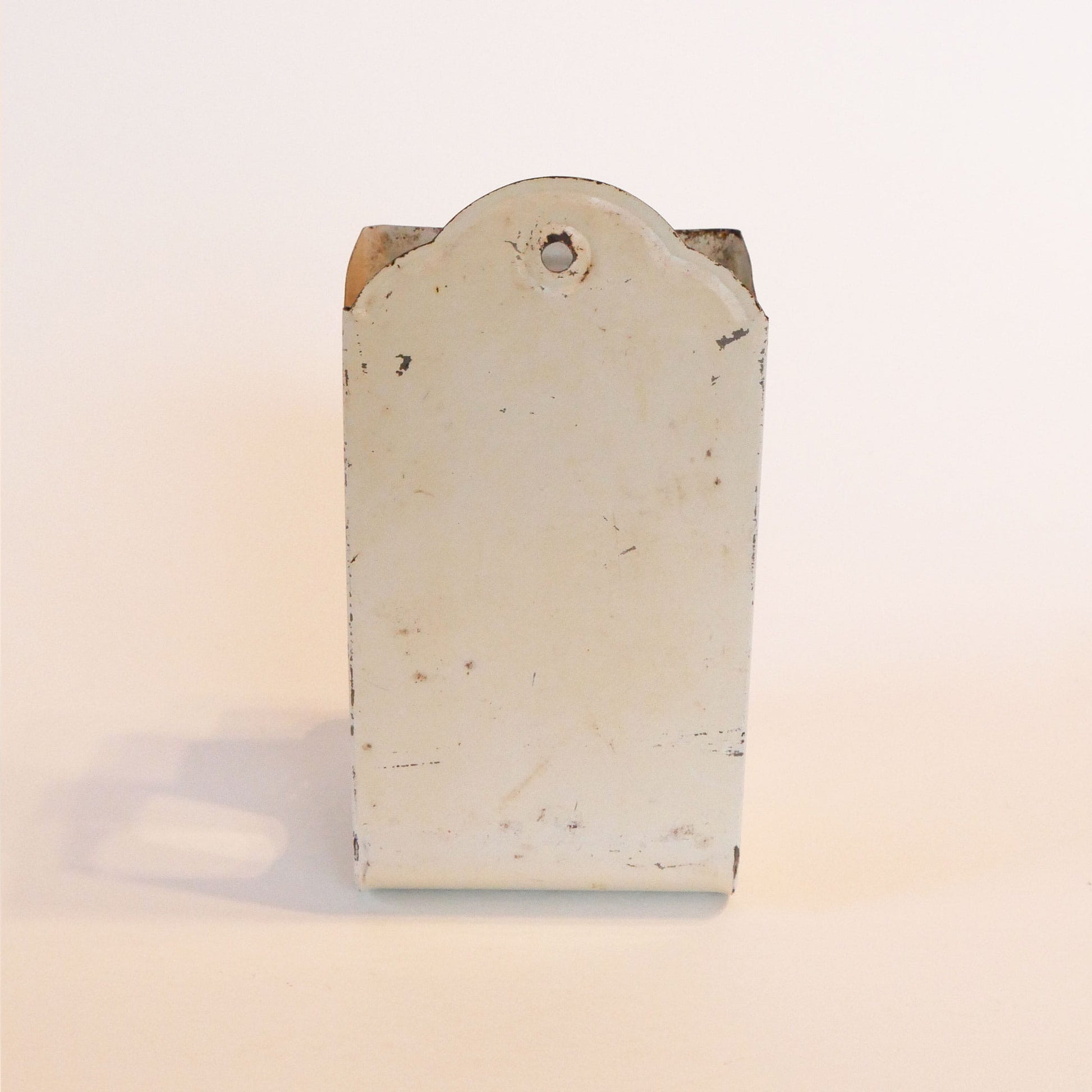 Vintage Blue Metal Wall Mounted Matchbox Holder, Blue Berries, Vintage Wall Matchbox Holder, Vintage Blue and White Matchbox Holder, Vintage Wall Mounted Matchbox Holder, Vintage Kitchen Decor