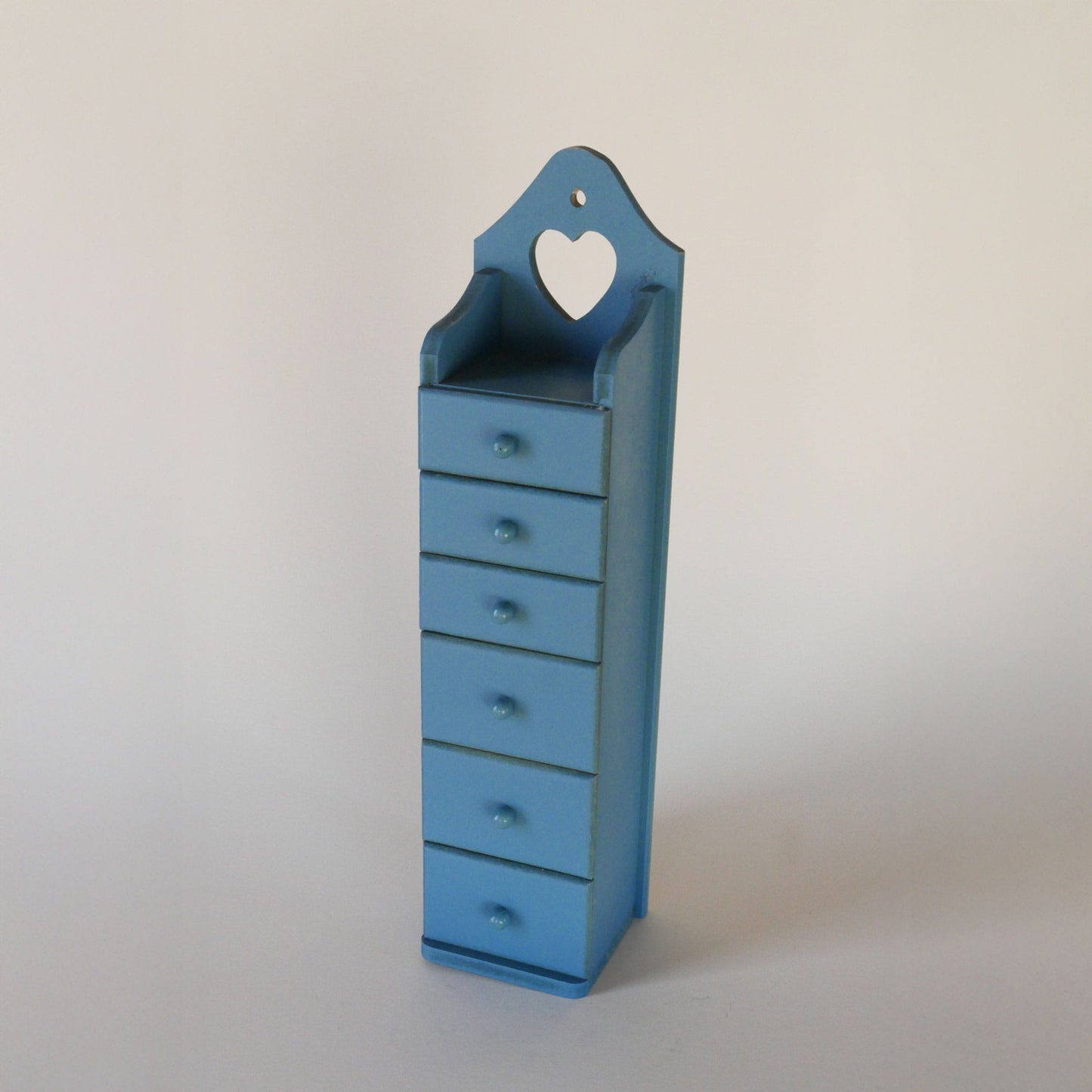 Vintage Blue Spice Cabinet with Heart Cutout, COttagecore Cabinet, Vintage Cottagecore Cabinet, Cottage Blue Cabinet, Vintage Spice Cabinet, Cottage Spice Cabinet, Vintage Kitchen Decor