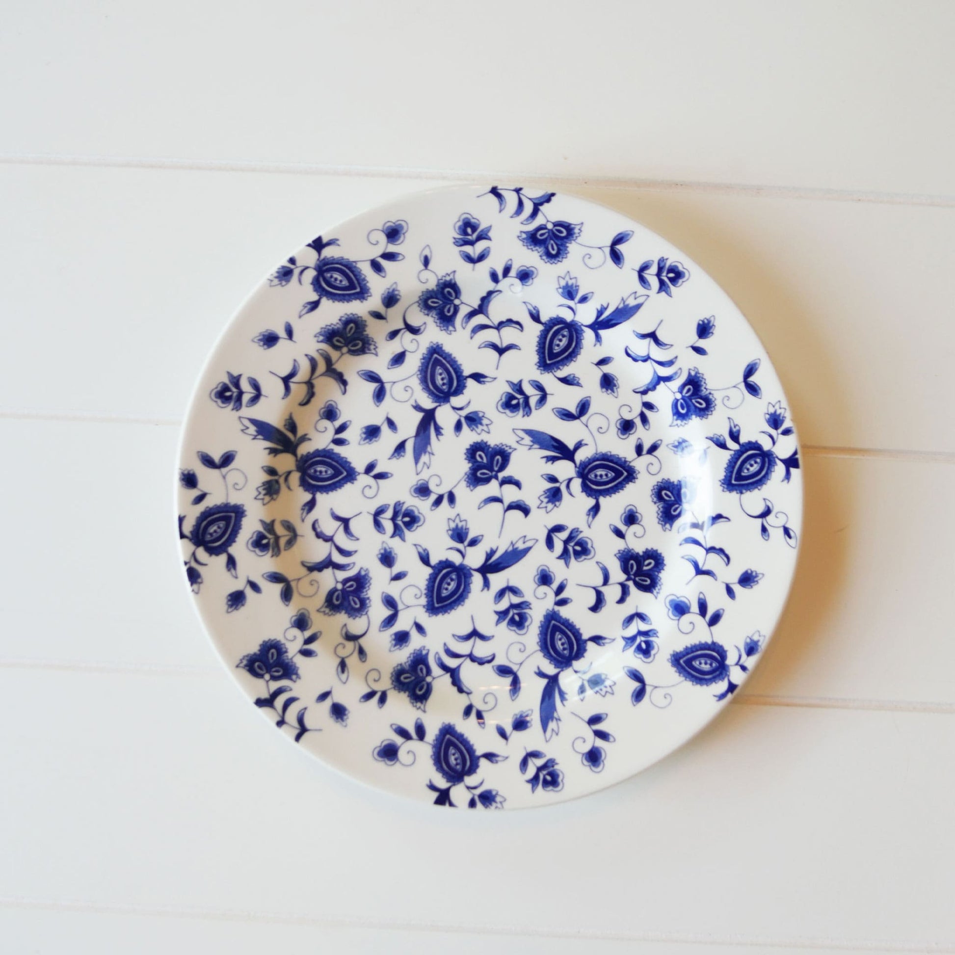 Vintage Red, White and Blue Plate Gallery Wall, 3ct. Vintage Plate Gallery Wall Antique Plate Gallery Wall Blue and Maroon Plate Gallery Wall