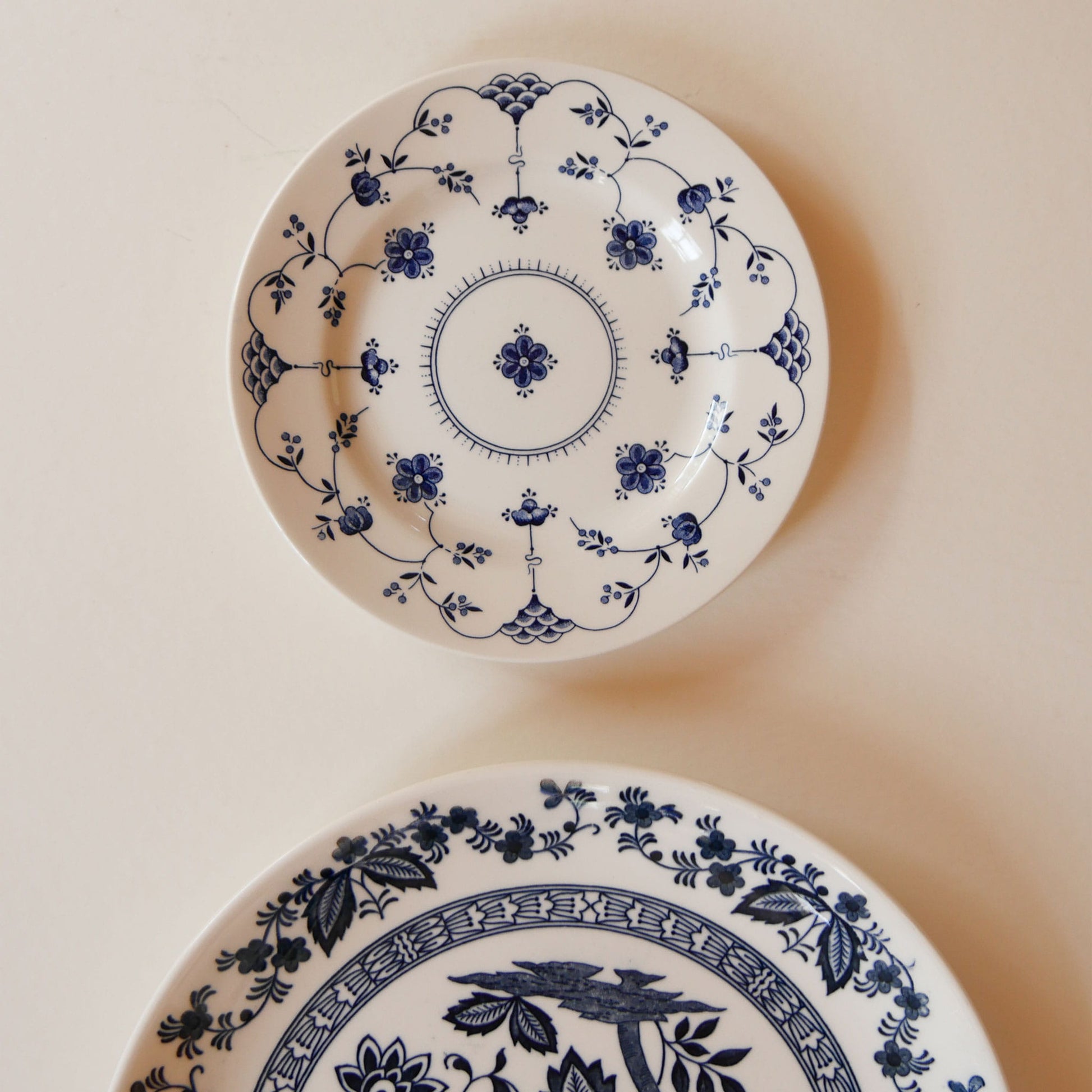 Vintage Blue & White Vintage Plate Wall Collection, Blue and White PLate Wall, Vintage Plate Wall, Blue and White Cottage Plate Wall, Cottagecore Plate Wall, Vintage Blue and White Vintage Plate Wall, Vintage Plates, Vintage Blue and White Plates, Cottage Plate Wall