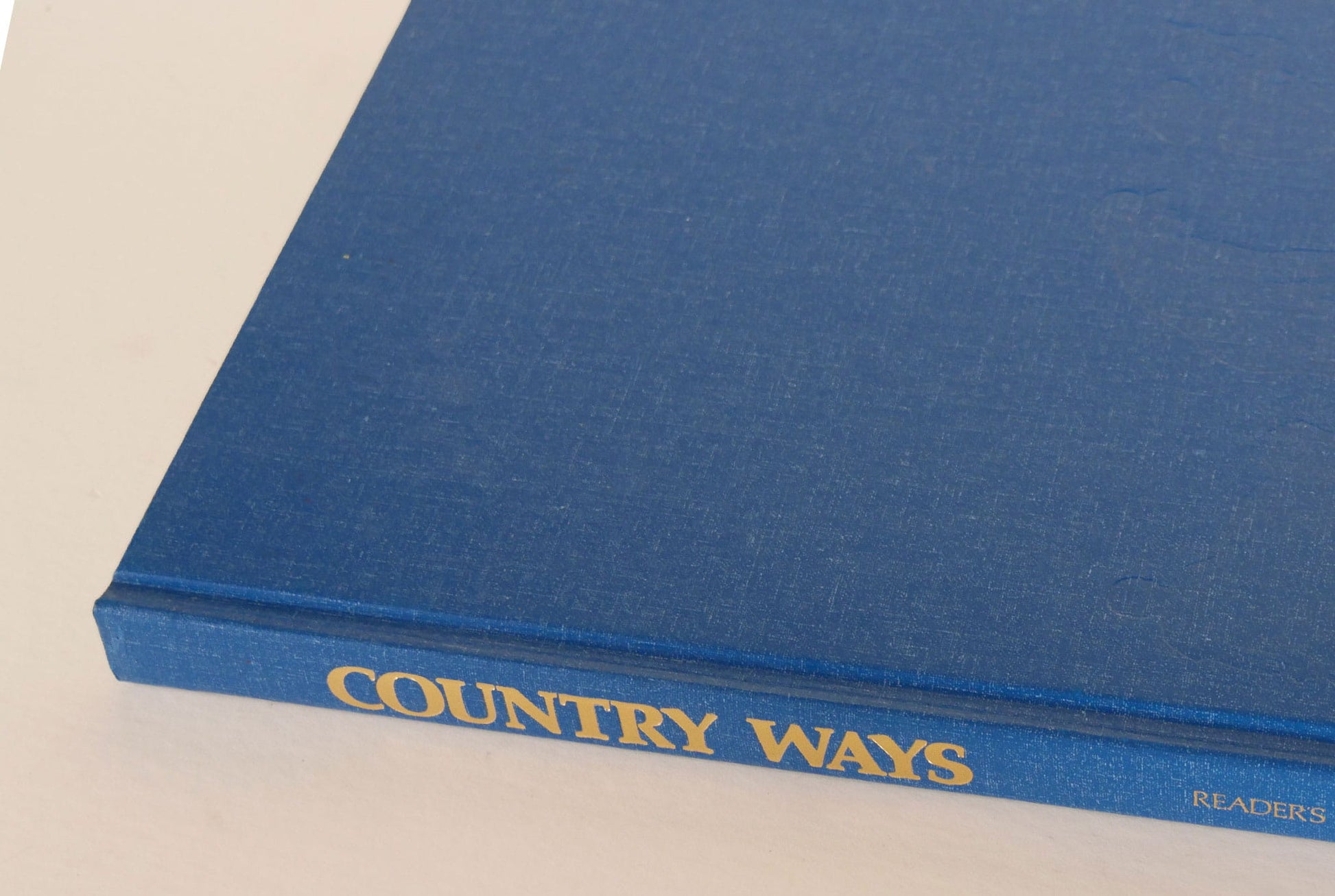 Vintage Blue Country Ways Coffee Table Book, Farmhouse Coffee Table Book, Vintage COuntry BOok, Vintage Book Decor, Vintage Farmhouse Book Decor, Vintage Country Ways Hardcover, Vintage Country Blue Book, Vintage Farmhouse Blue Book Decor