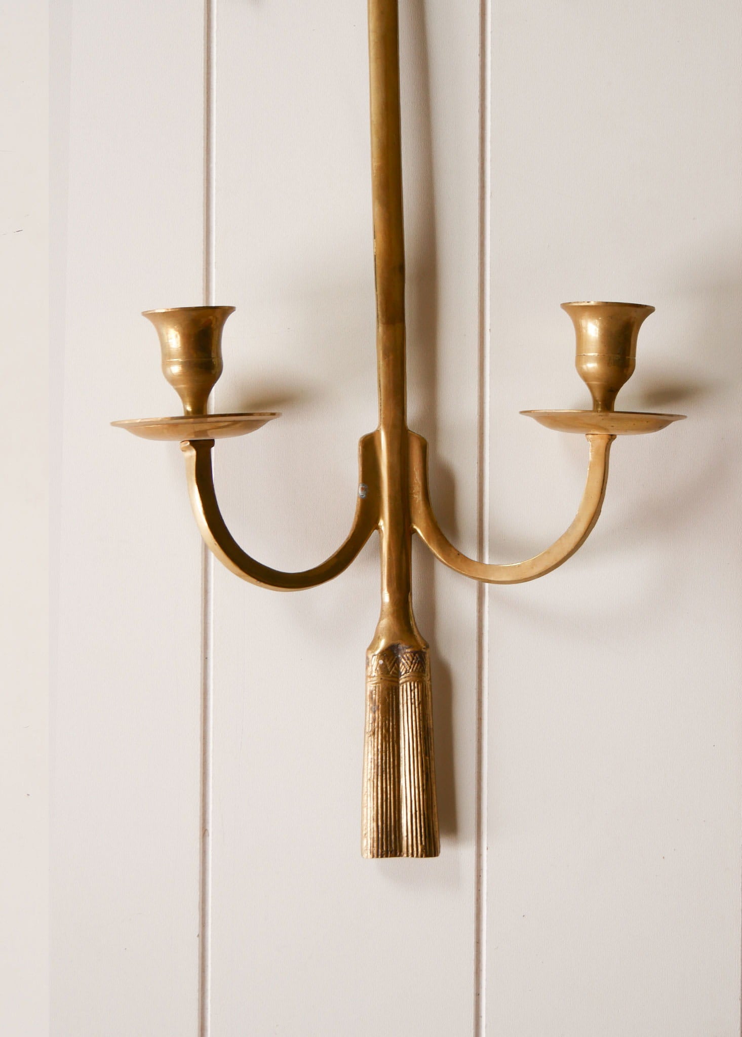 Brass Bow Tassel French Style Wall Sconce, Vintage Brass Bow Wall Sconce, Vintage Brass Bow Wall Decor, Vintage Brass Candlestick Wall Sconce, Brass Bow Wall Sconce