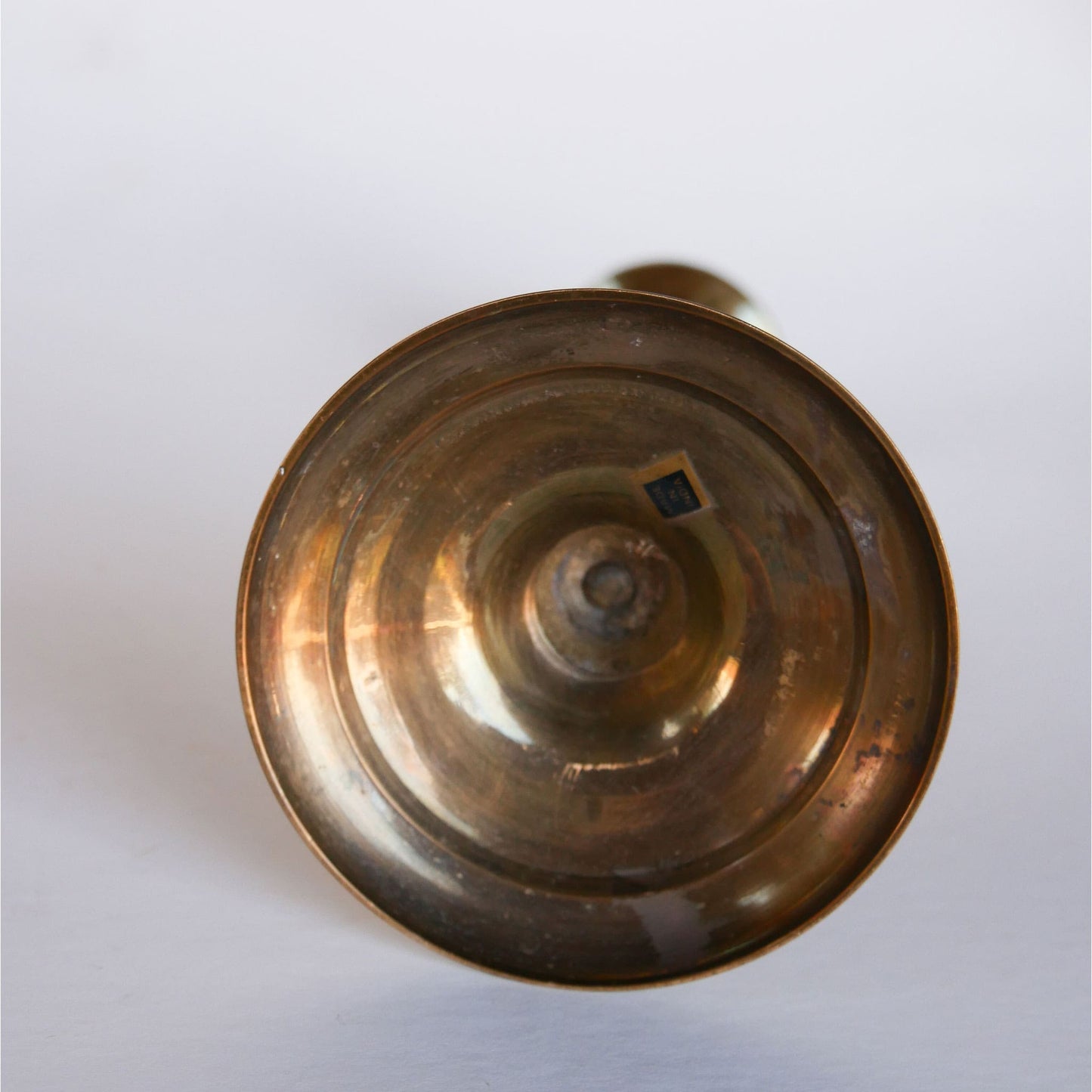 Vintage BRass Candlestick Holder, Vintage Brass Decor, Vintage BRass Holiday Decor