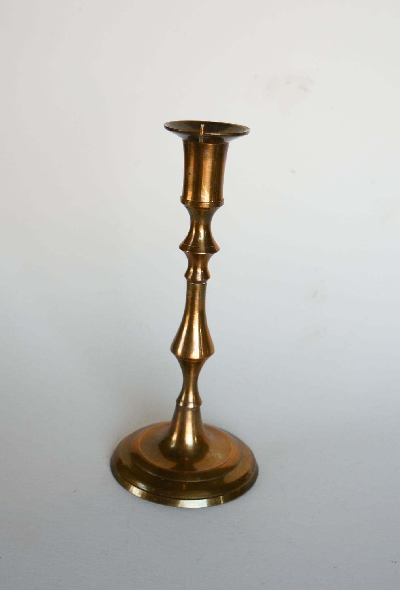 Vintage BRass Candlestick Holder, Vintage Brass Decor, Vintage BRass Holiday Decor