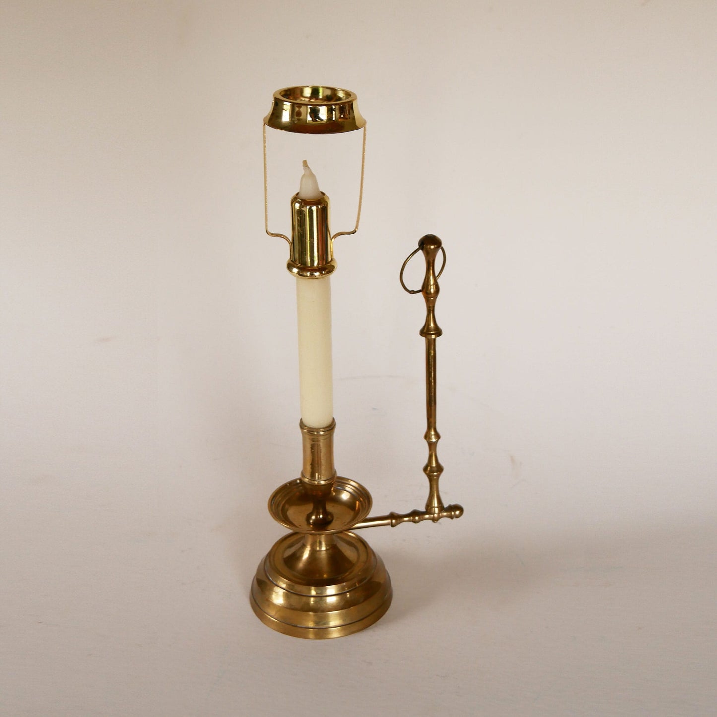 Vintage Brass Candlestick Holder, Vintage Brass Chamber Candlestick Holder, Brass Candleholder, Brass Candle Holder, VIntage Brass Candleholder, Vintage BRass Decor