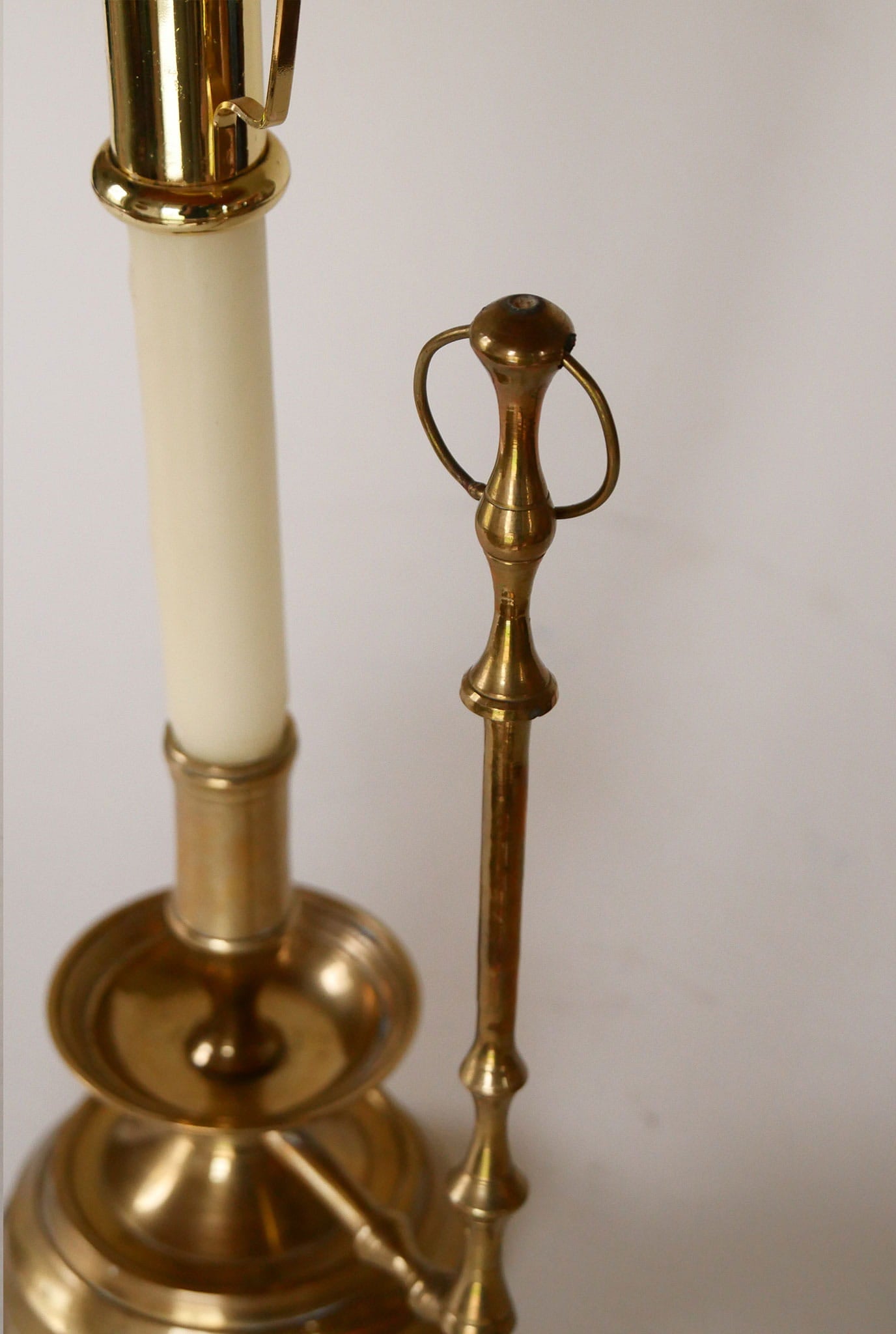 Vintage Brass Candlestick Holder, Vintage Brass Chamber Candlestick Holder, Brass Candleholder, Brass Candle Holder, VIntage Brass Candleholder, Vintage BRass Decor