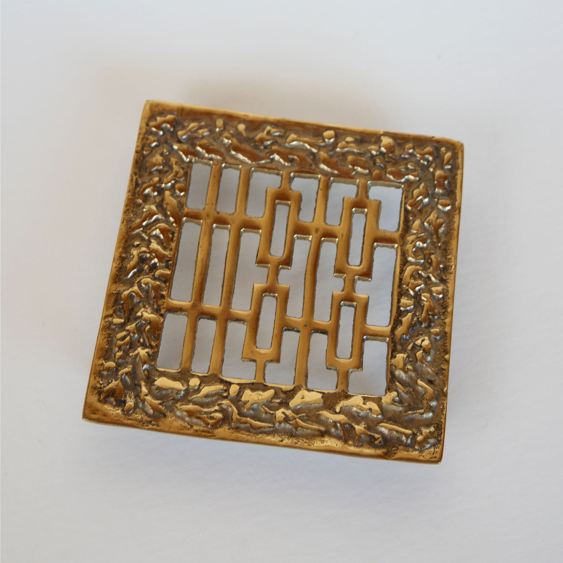 Vintage Brass Trivet, Vintage Brass Decor, Vintage Brass Coffee Table Decor, Vintage Home Decor