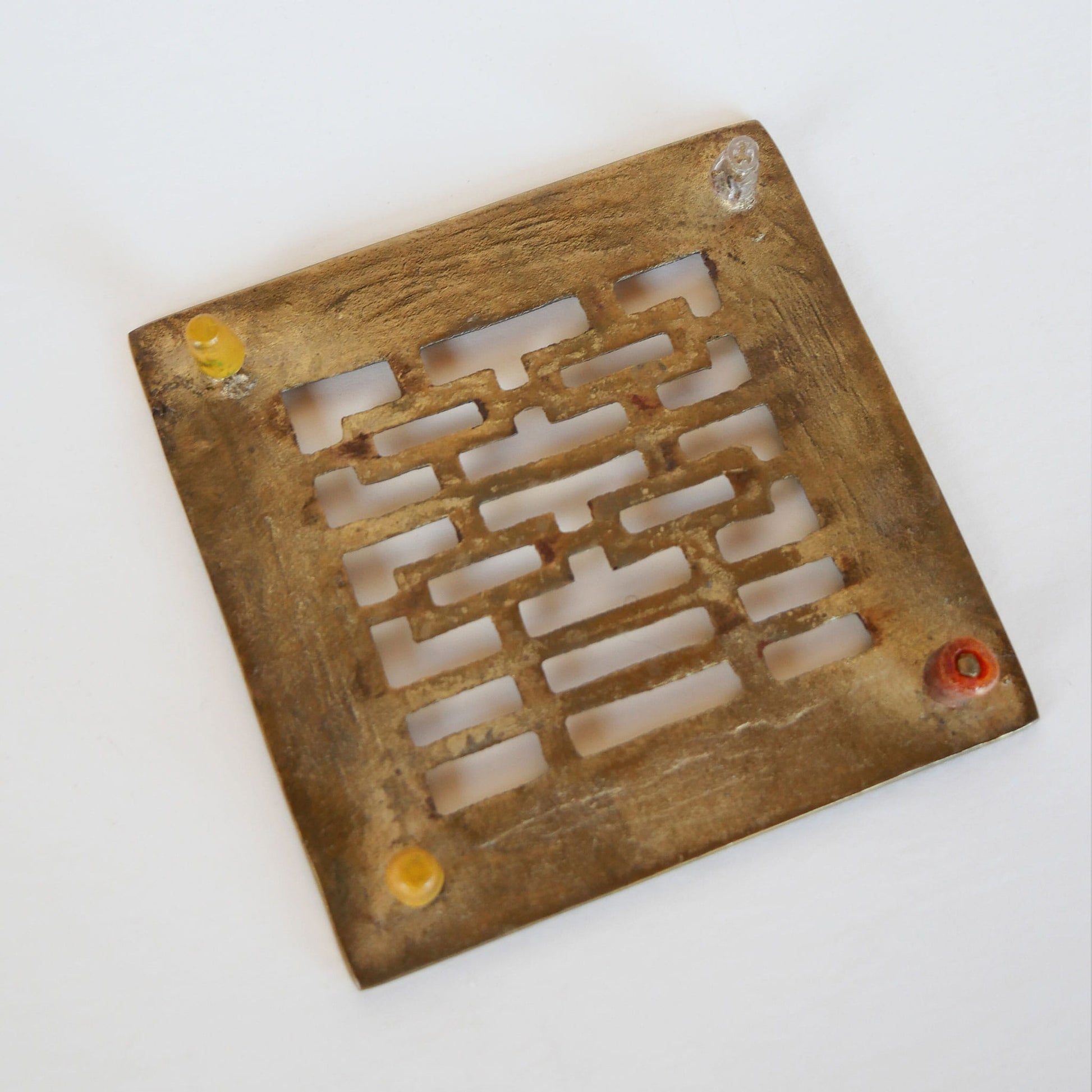 Vintage Brass Trivet, Vintage Brass Decor, Vintage Brass Coffee Table Decor, Vintage Home Decor