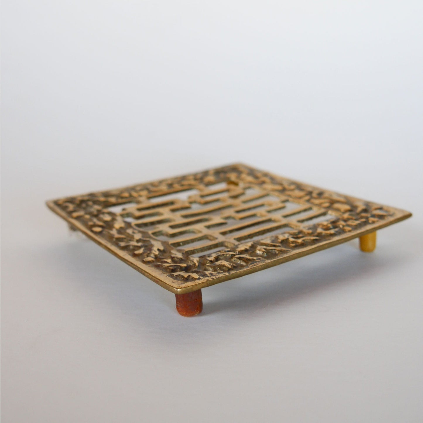 Vintage Brass Trivet, Vintage Brass Decor, Vintage Brass Coffee Table Decor, Vintage Home Decor