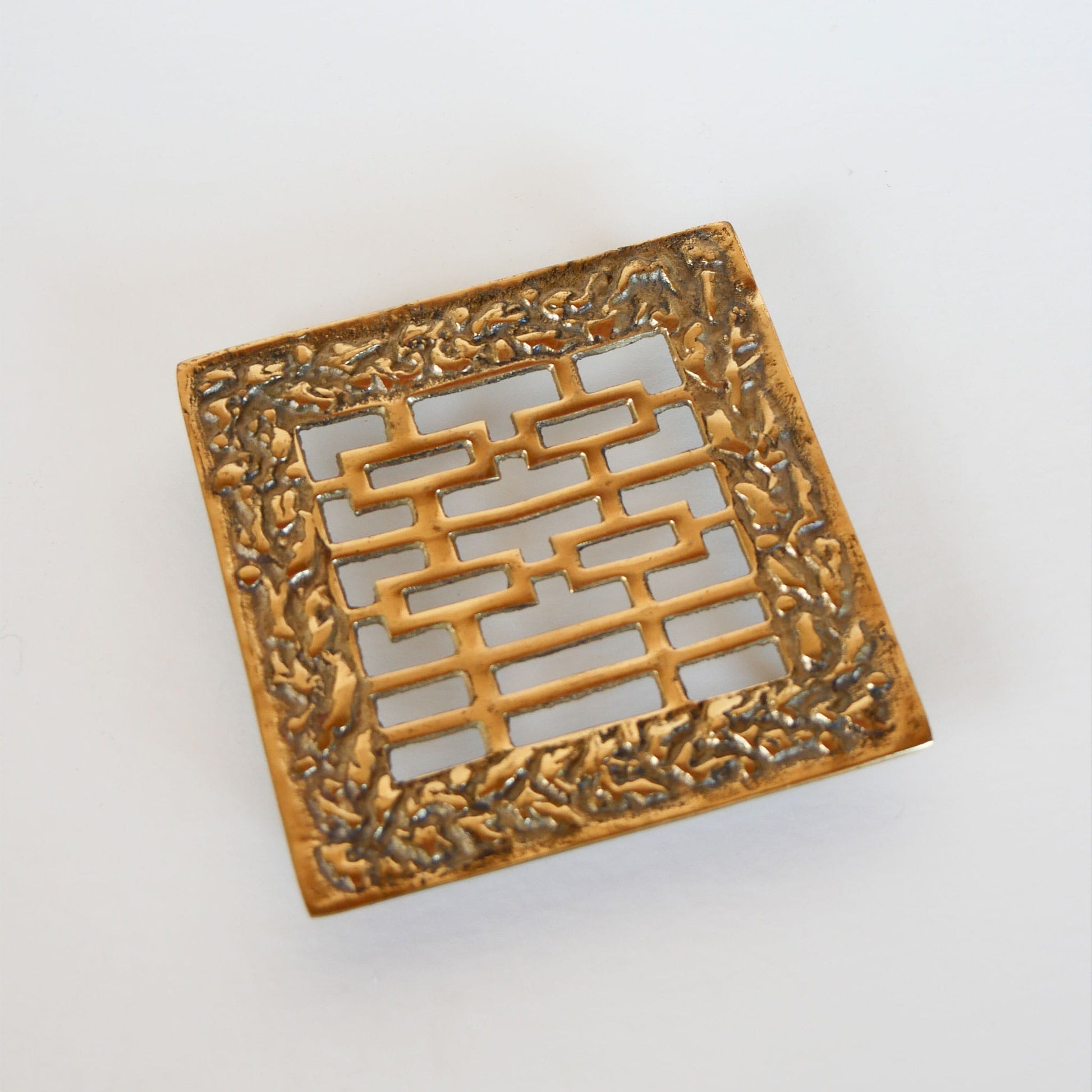 Vintage Brass Trivet, Vintage Brass Decor, Vintage Brass Coffee Table Decor, Vintage Home Decor