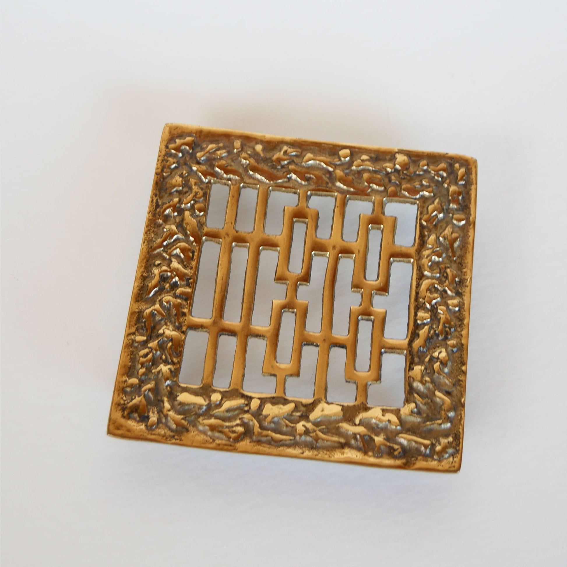 Vintage Brass Trivet, Vintage Brass Decor, Vintage Brass Coffee Table Decor, Vintage Home Decor