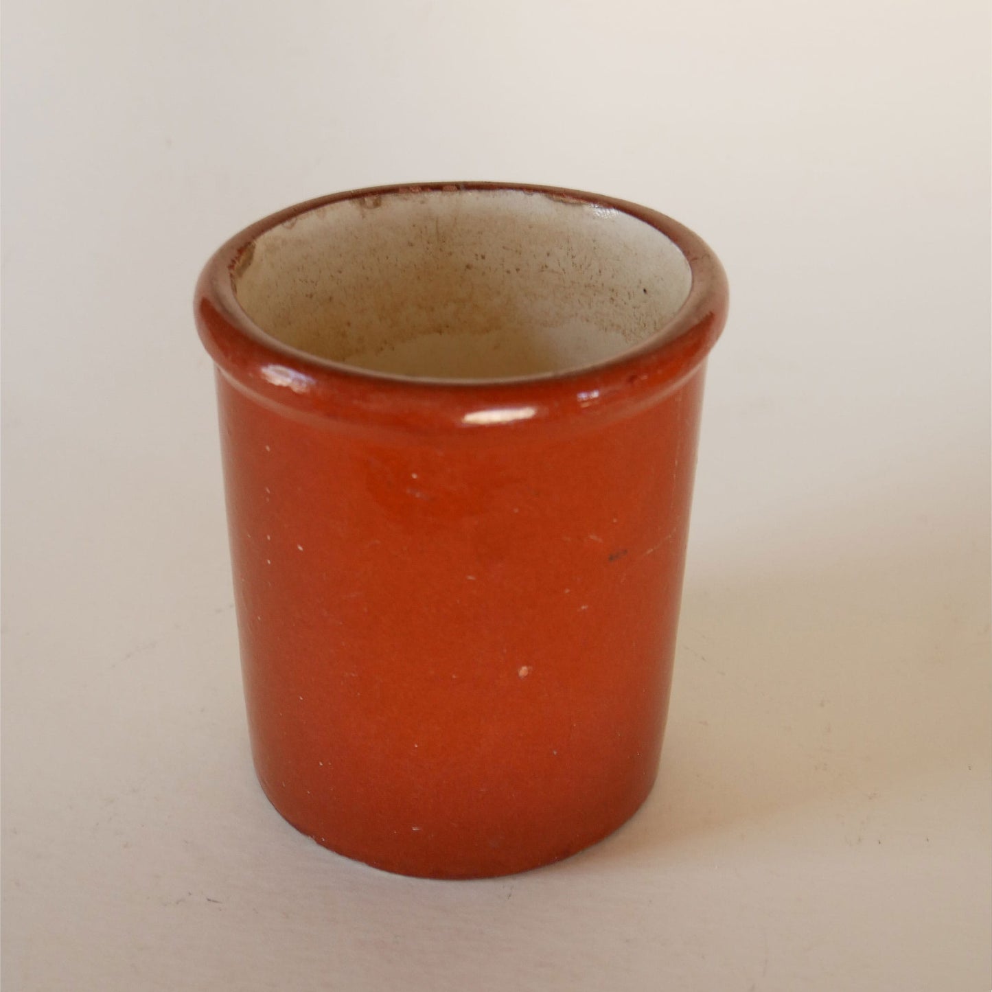 Handmade Brown Crock Vase, Brown Stoneware, Vintage Stoneware, Primitive Stoneware, Vintage Brown Stoneware, Primitive Country Kitchen Stoneware, Vintage Stoneware