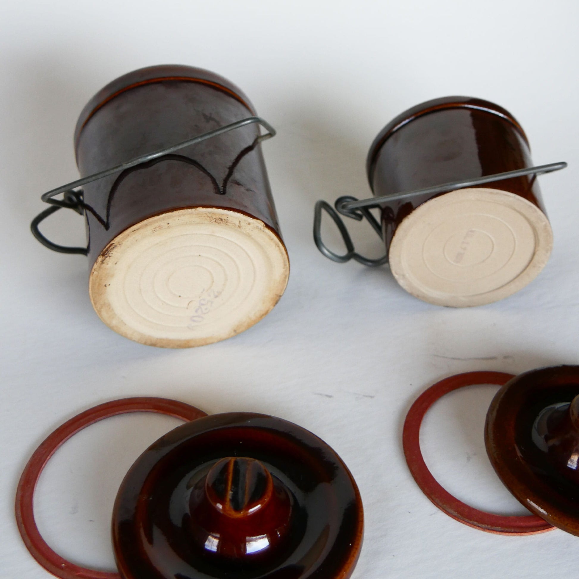 Primitive Kitchen Storage, Vintage Home Decor, Vintage Kitchen Decor, Vintage Salt Glazed Cheese Crock and Lid, Salt Glazed Butter Crock and Lid