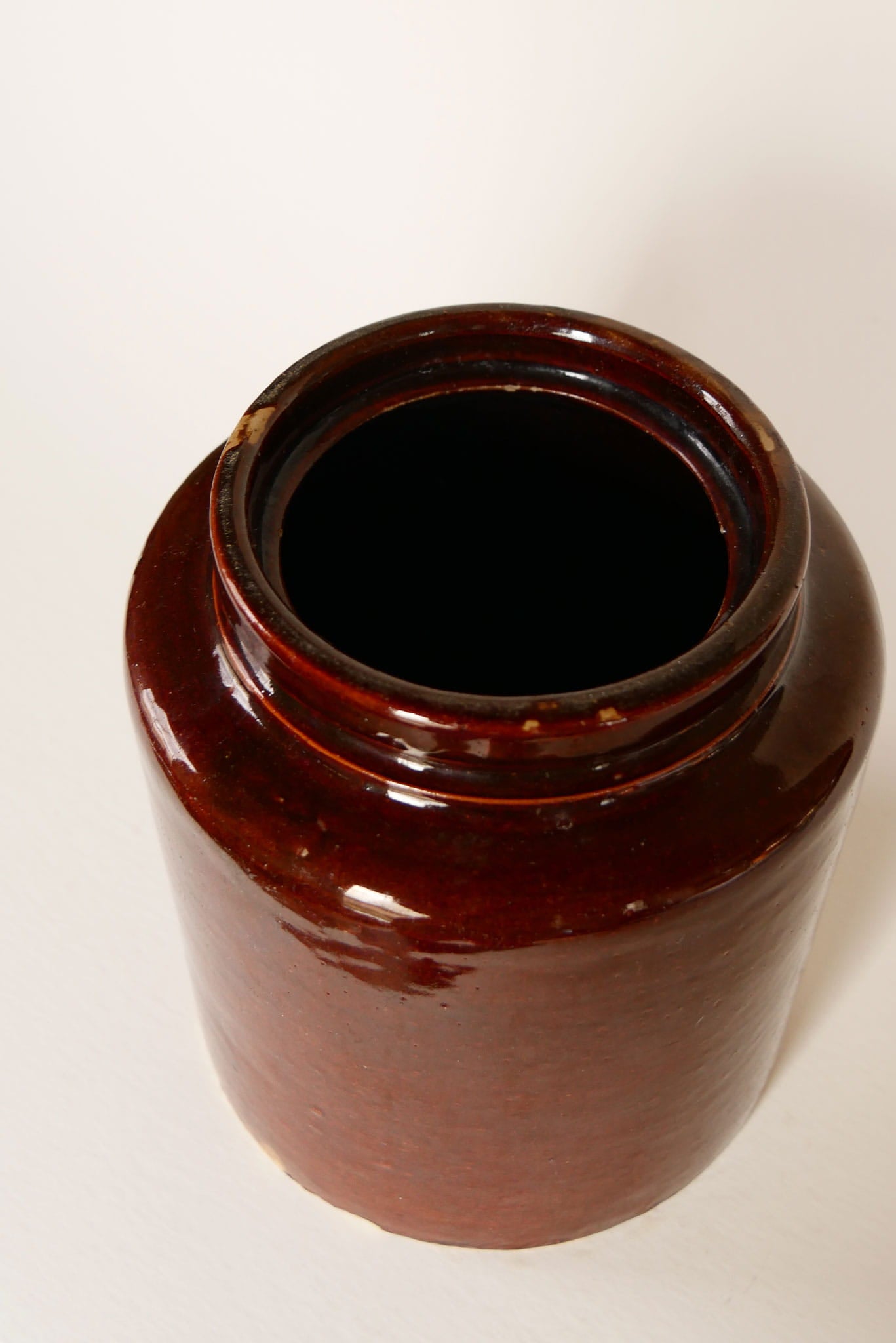 Vintage Brown Salt Glazed Stoneware Jar, Primitive Brown Stoneware, Vintage Brown Stoneware, Primitive Salt Glazed Stoneware, Vintage Salt Glazed Stoneware Crock, Brown Crock, Vintage Farmhouse Kitchen Stoneware