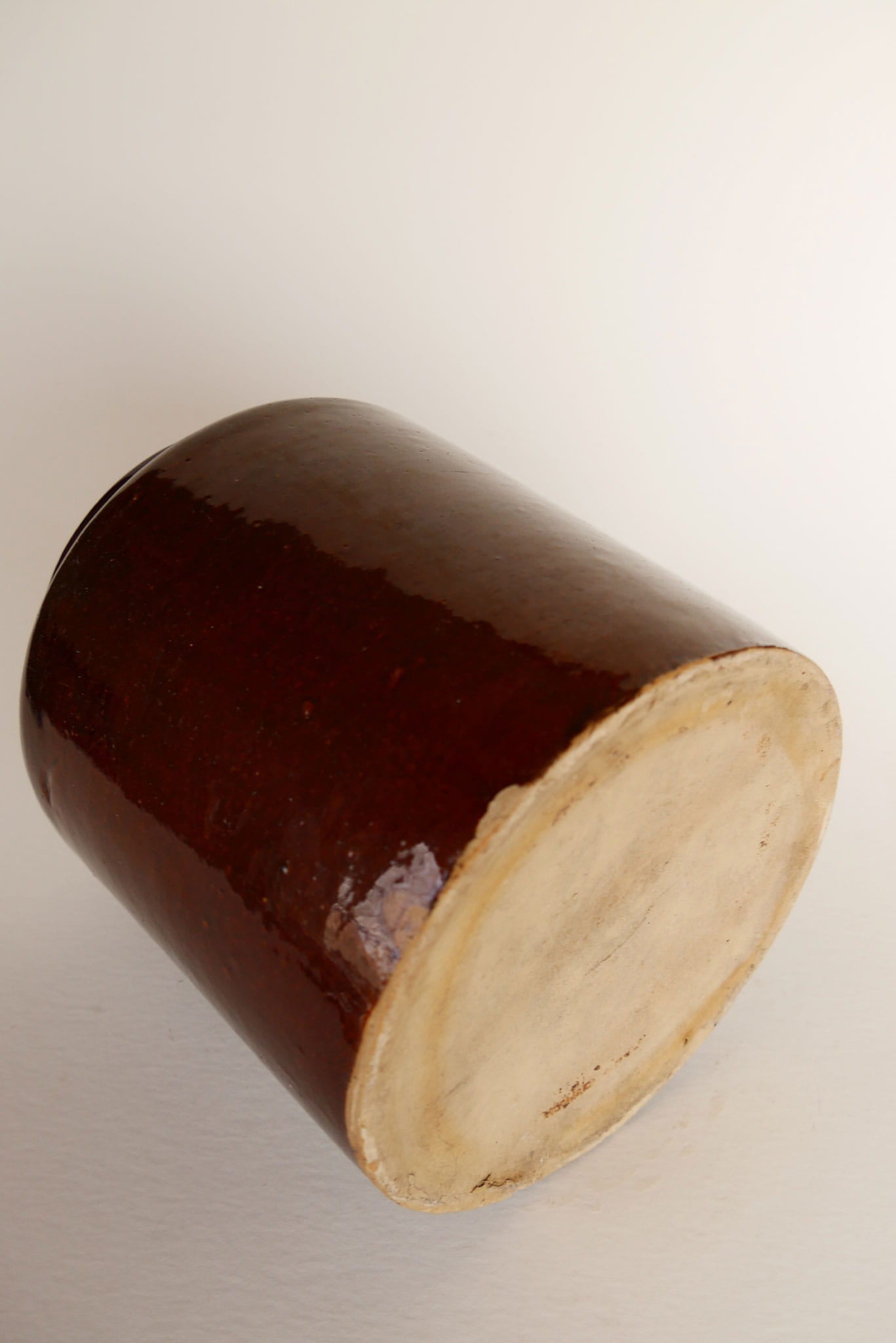 Vintage Brown Salt Glazed Stoneware Jar, Primitive Brown Stoneware, Vintage Brown Stoneware, Primitive Salt Glazed Stoneware, Vintage Salt Glazed Stoneware Crock, Brown Crock, Vintage Farmhouse Kitchen Stoneware