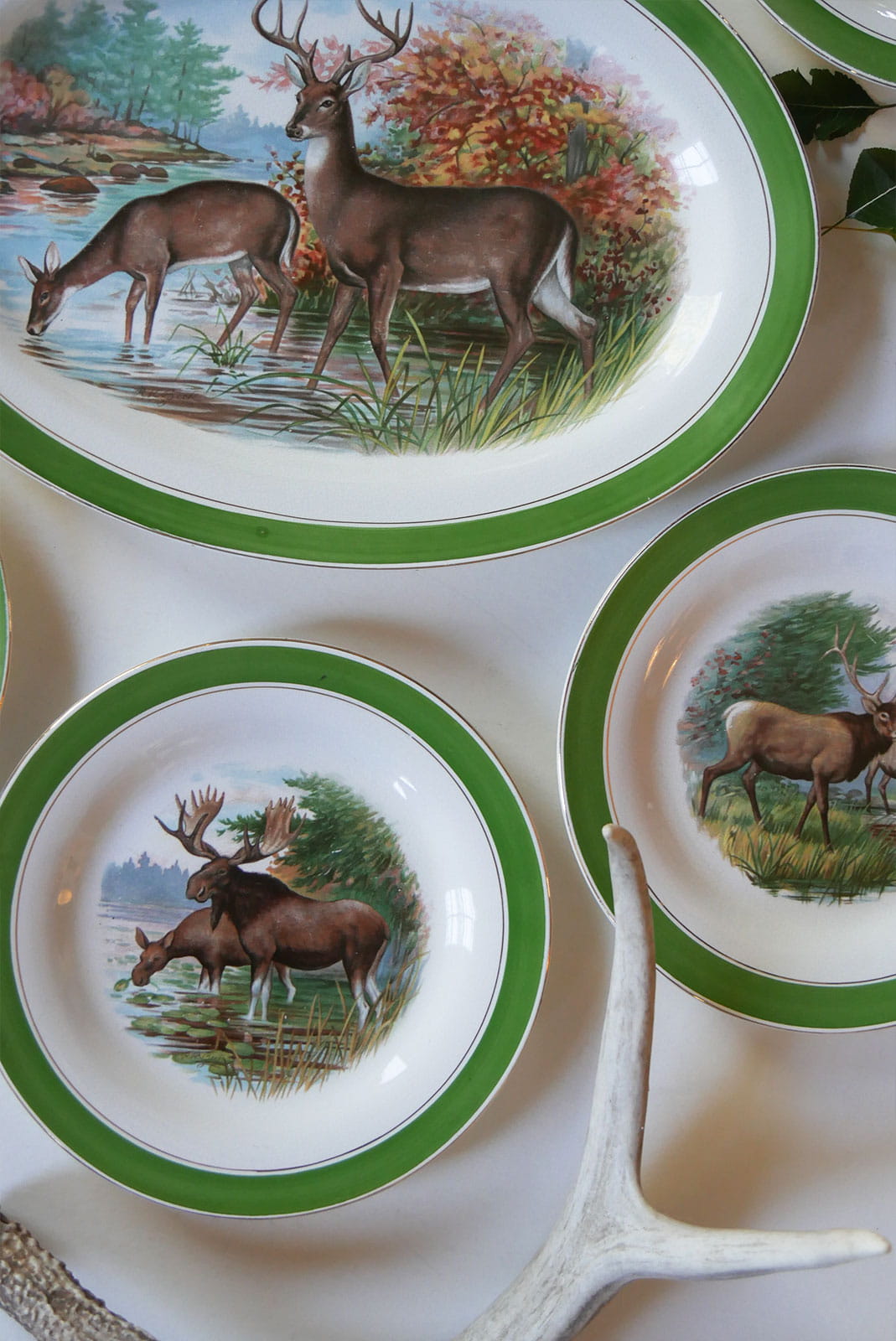 Buffalo Pottery Wild Game Plate Collection
