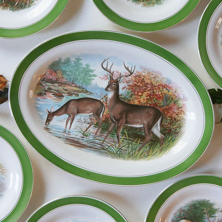 Buffalo Pottery Wild Game Plate Collection