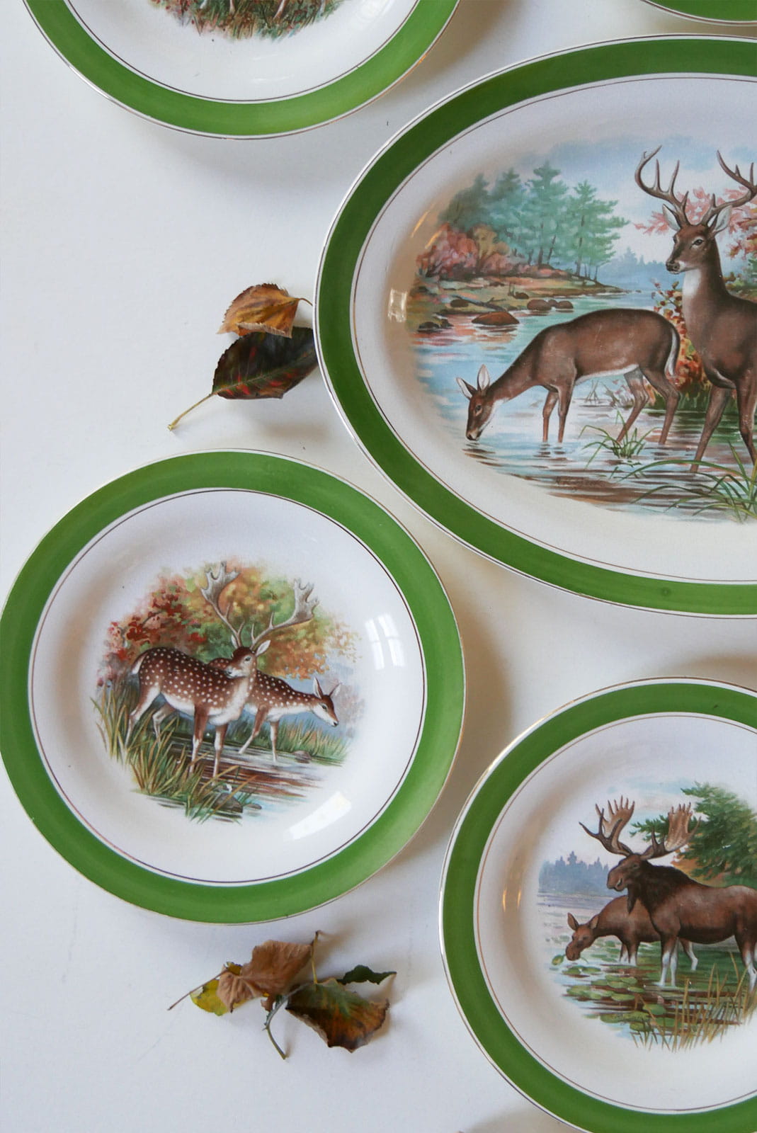 Buffalo Pottery Wild Game Plate Collection