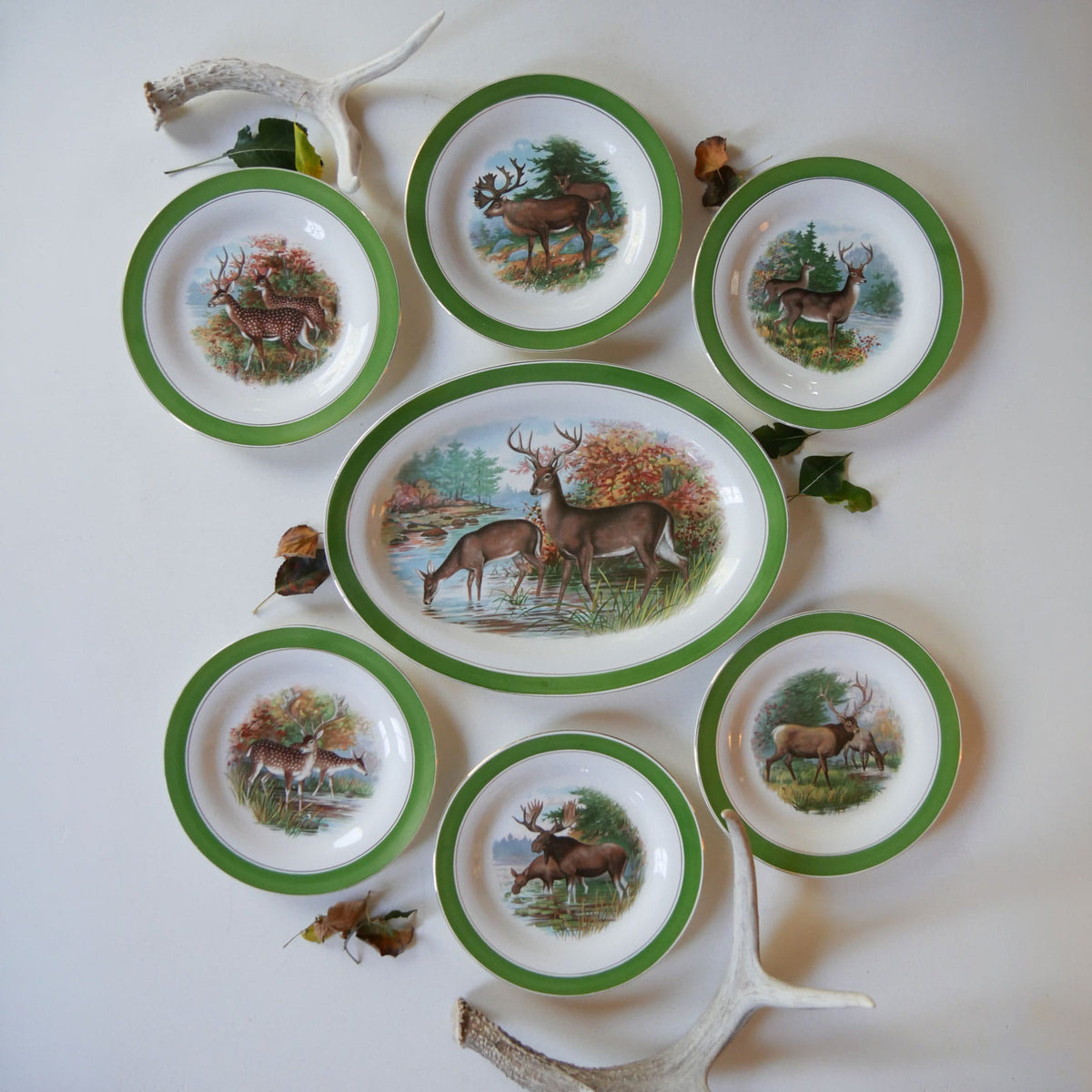 Buffalo Pottery Wild Game Plate Collection