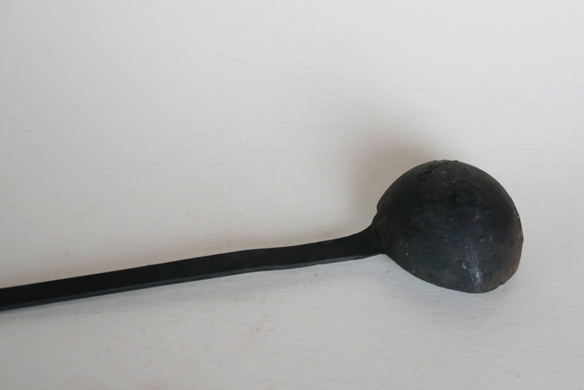 Cast Iron Long Handle Ladle, Primitive Kitchen Decor, Vintage Kitchen Decor, Iron Spoon Decor, Primitive Iron Spoon, Antique Primitive, Vintage Primitive, Primitive Stove Decor, Hearth Decor, Primitive Ladle
