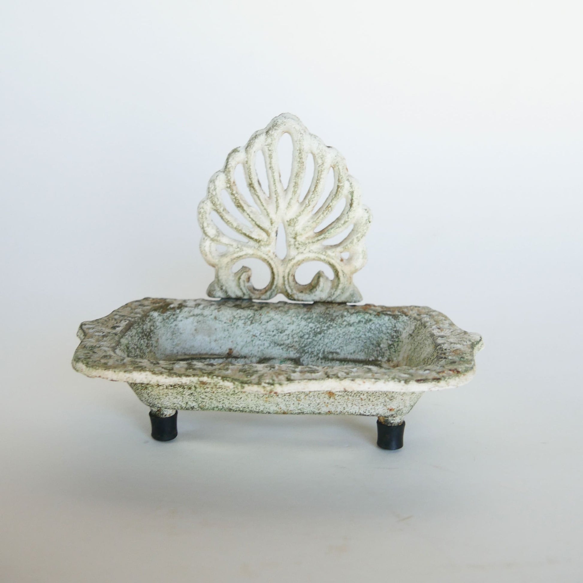 Vintage Cast Iron Shell Soap Dish, Vintage Cast Iron Soap Dish Vintage Nautical Decor Coastal Bathroom Decor