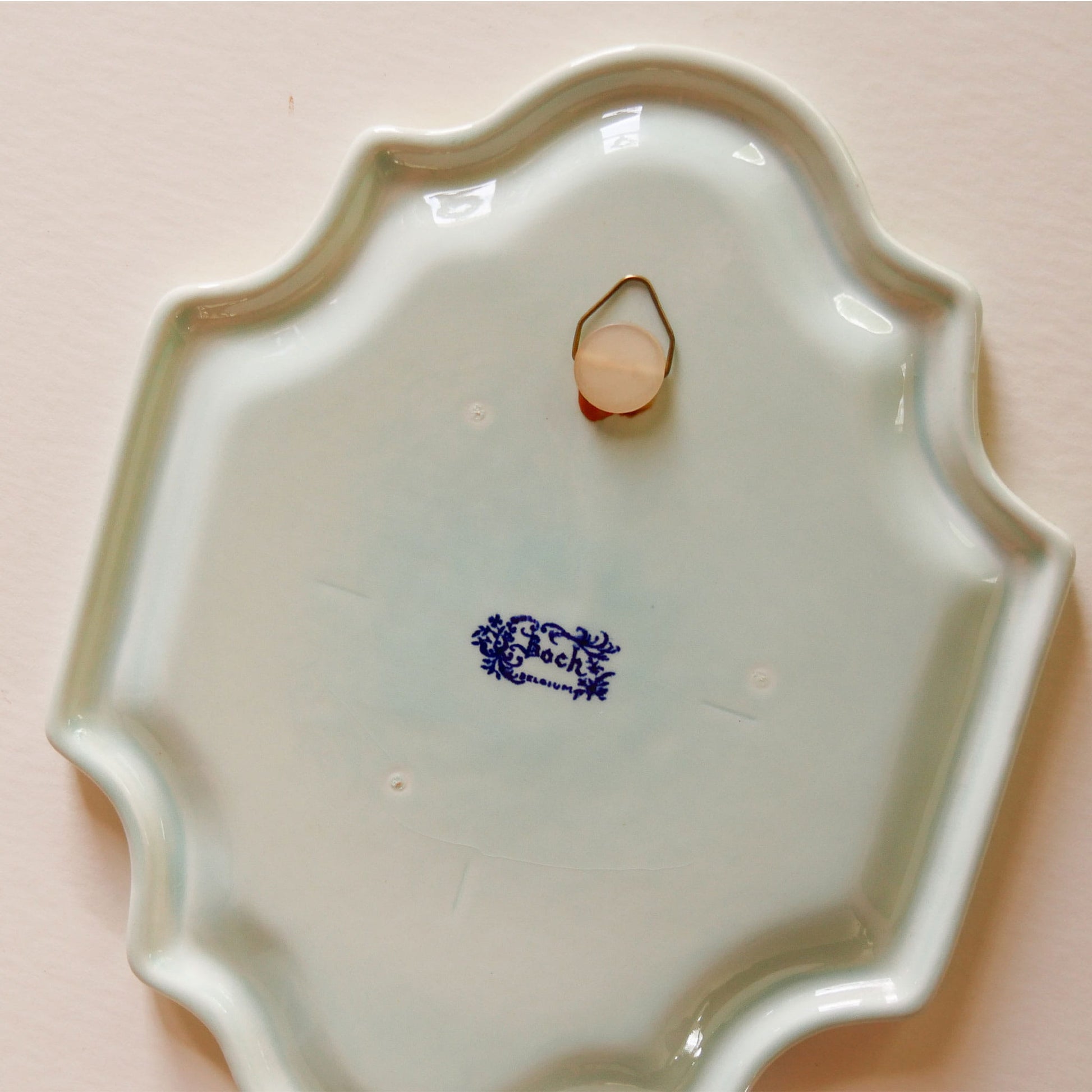 Vintage Blue and White Belgium Wall Plaque, Windmill & Ship Scene, Blue and White Delft Wall Decor, Vintage Blue and White Wall Plaque, Vintage Blue and White Delft Cottage Wall Decor