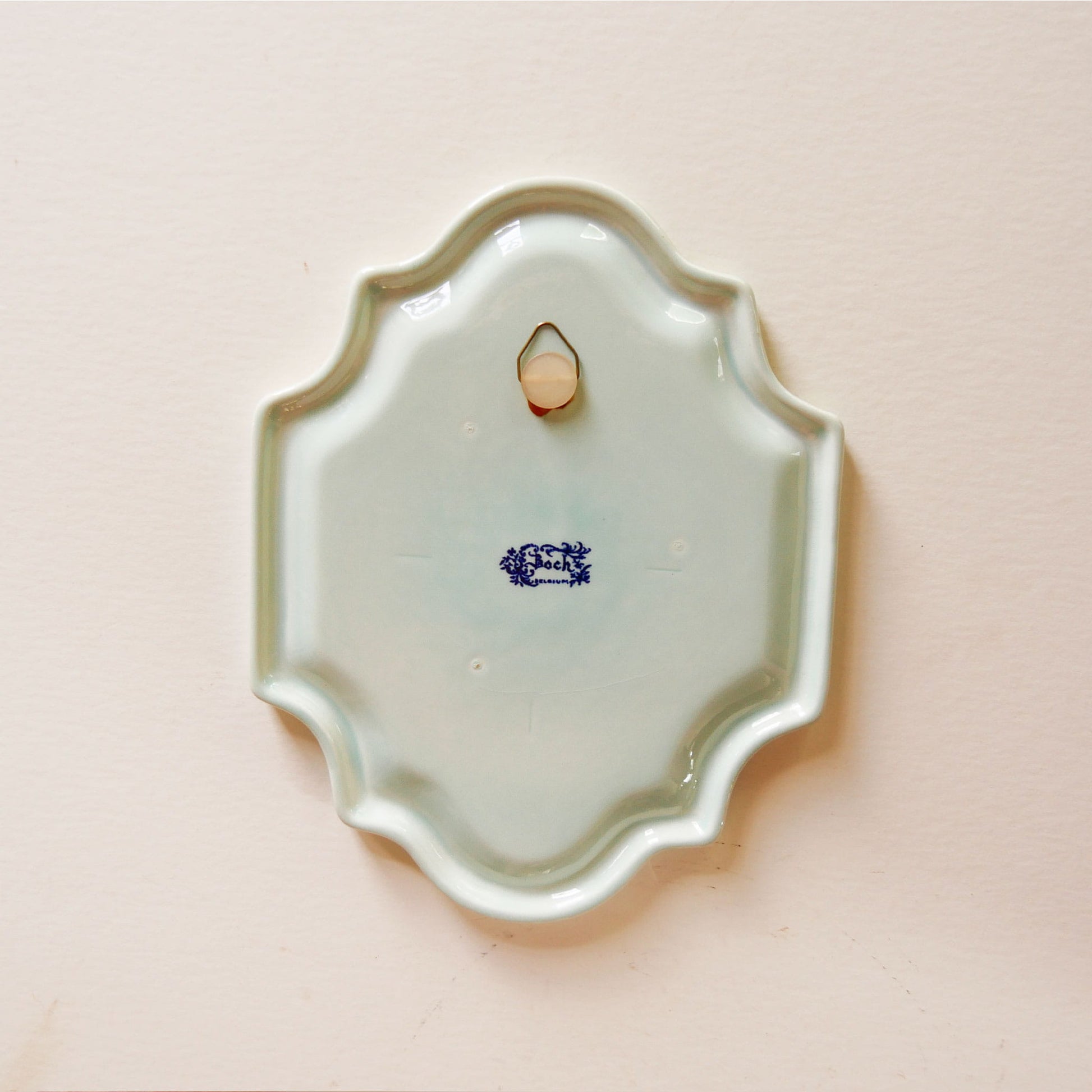 Vintage Blue and White Belgium Wall Plaque, Windmill & Ship Scene, Blue and White Delft Wall Decor, Vintage Blue and White Wall Plaque, Vintage Blue and White Delft Cottage Wall Decor