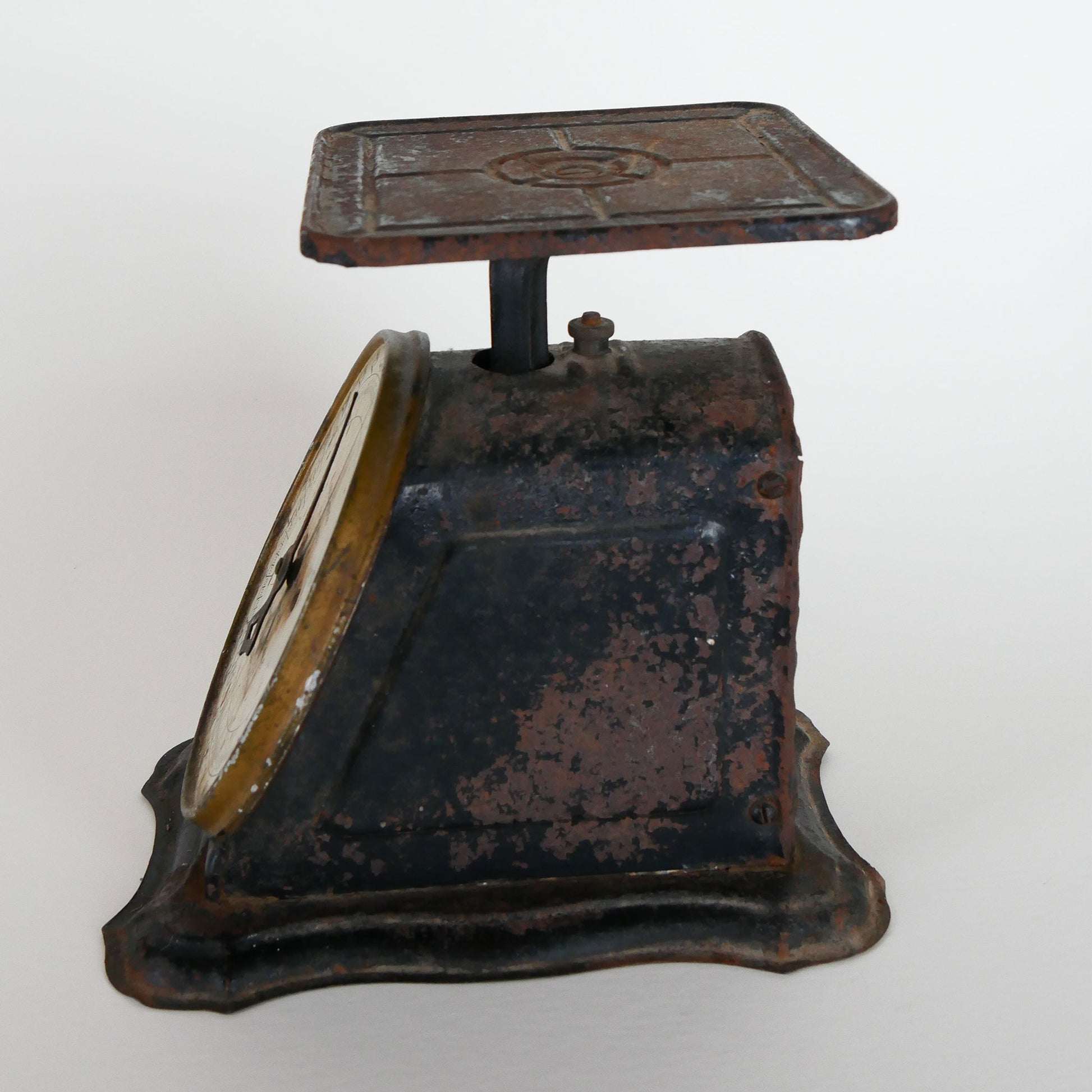 Antique Black Columbia Kitchen Scale, Antique Scale, Vintage Scale, Vintage Kitchen Decor, Vintage Home Decor