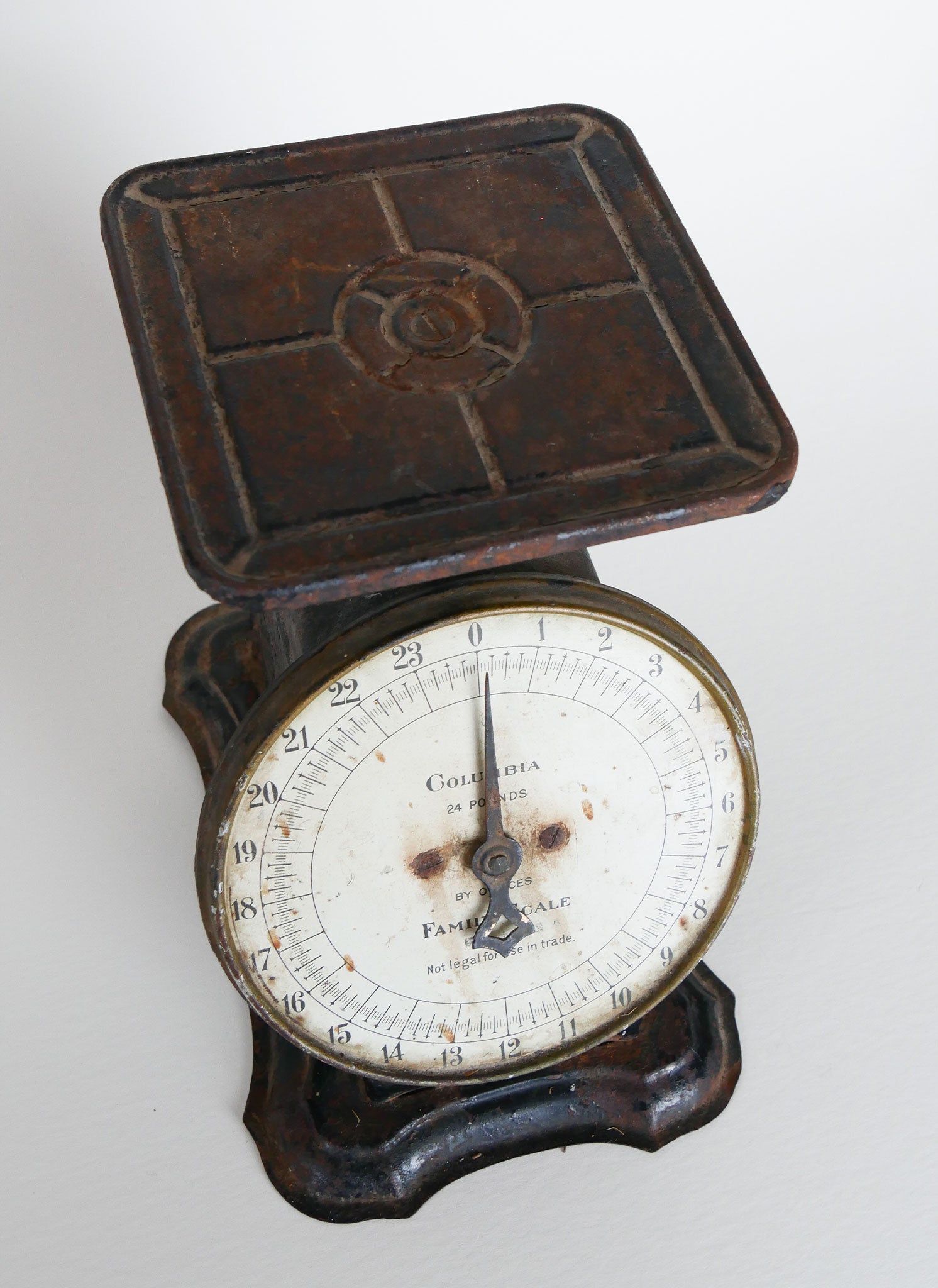 Antique Black Columbia Kitchen Scale, Antique Scale, Vintage Scale, Vintage Kitchen Decor, Vintage Home Decor