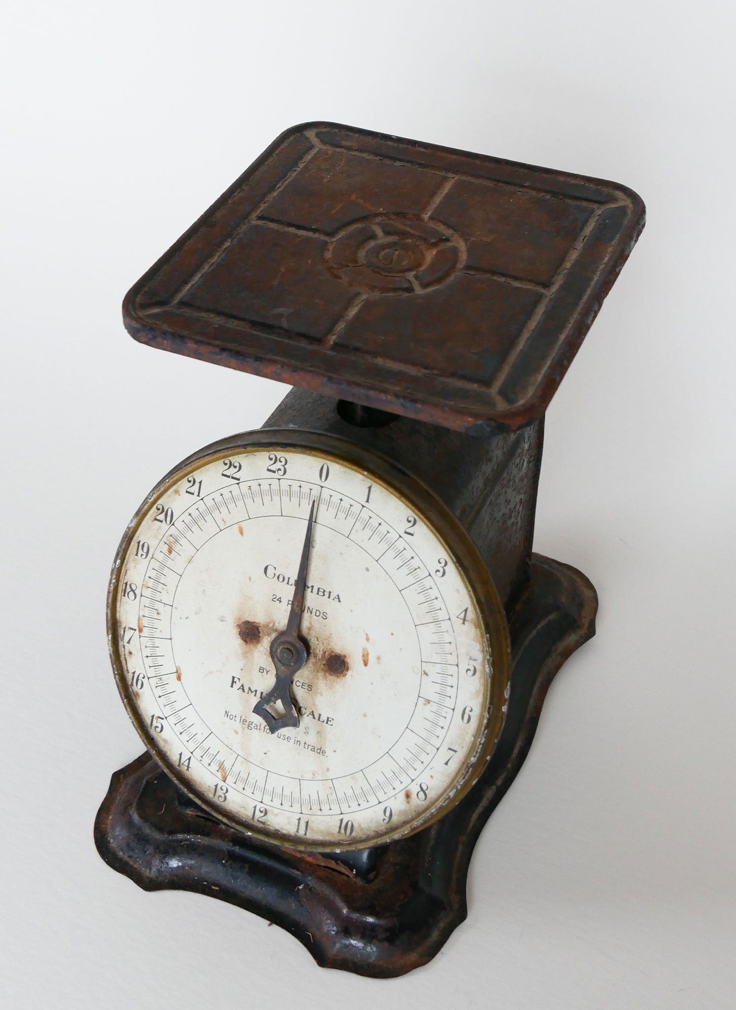 Antique Black Columbia Kitchen Scale, Antique Scale, Vintage Scale, Vintage Kitchen Decor, Vintage Home Decor