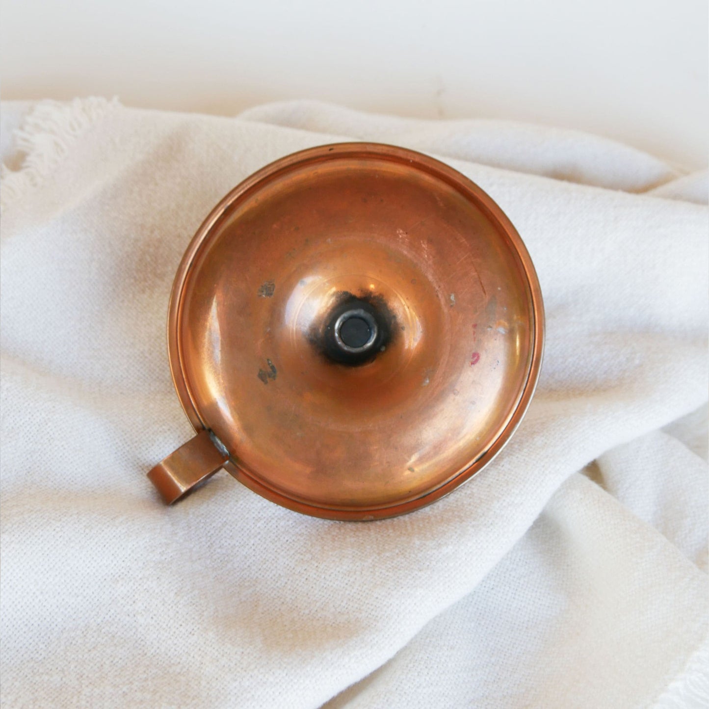 Vintage Copper Chamber Candlestick Holder, Vintage Chamber Candlestick Holder, Copper Candlestick holder