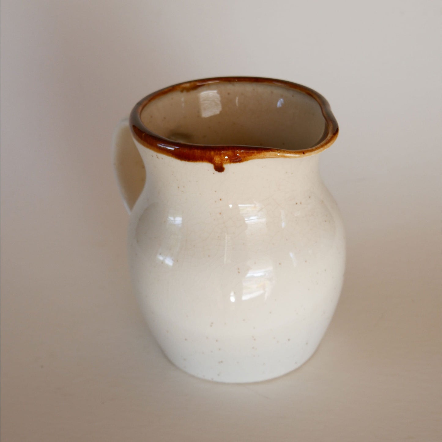 Vintage 1980s Enesco Sky and Plains Ceramic Farmhouse Pitcher, Vintage Farmhouse Pitcher, Vintage Country Pitcher, Vintage Farmhouse Kitchen, Vintage Country Kitchen Decor