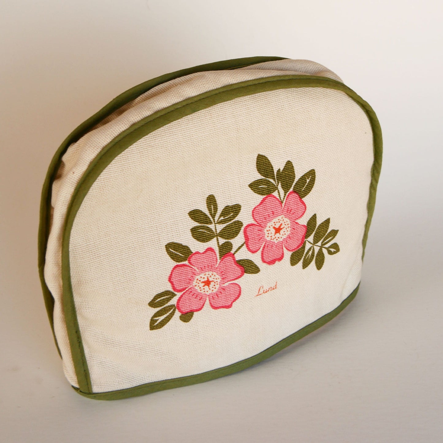 Vintage Floral Fabric 2 Slice Toaster Cover, Vintage Floral Appliance Cover, Vintage Appliance Cover, Vintage Fabric Appliance Cover, Vintage Fabric Toaster Cover, Vintage FLoral Toaster Cover