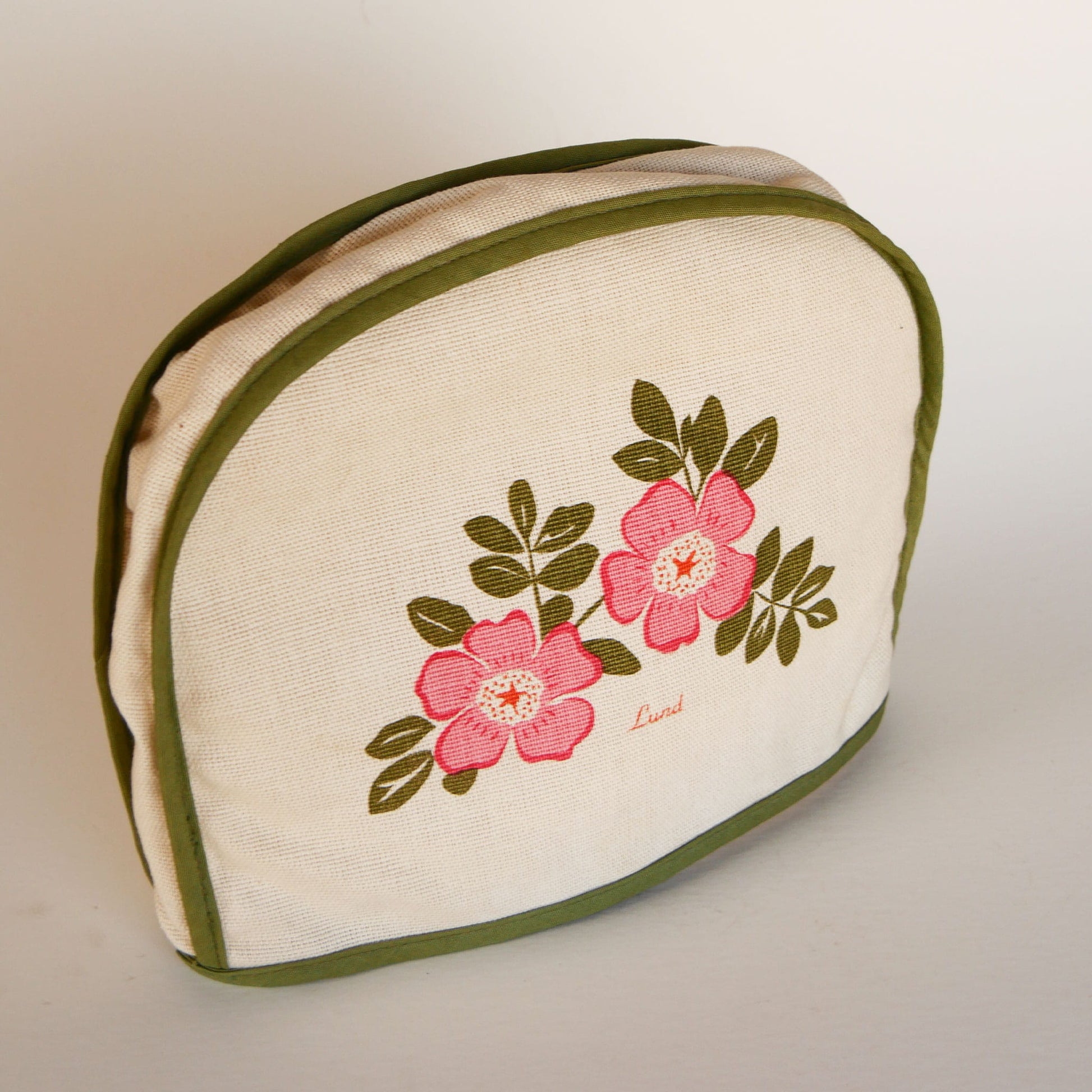 Vintage Floral Fabric 2 Slice Toaster Cover, Vintage Floral Appliance Cover, Vintage Appliance Cover, Vintage Fabric Appliance Cover, Vintage Fabric Toaster Cover, Vintage FLoral Toaster Cover