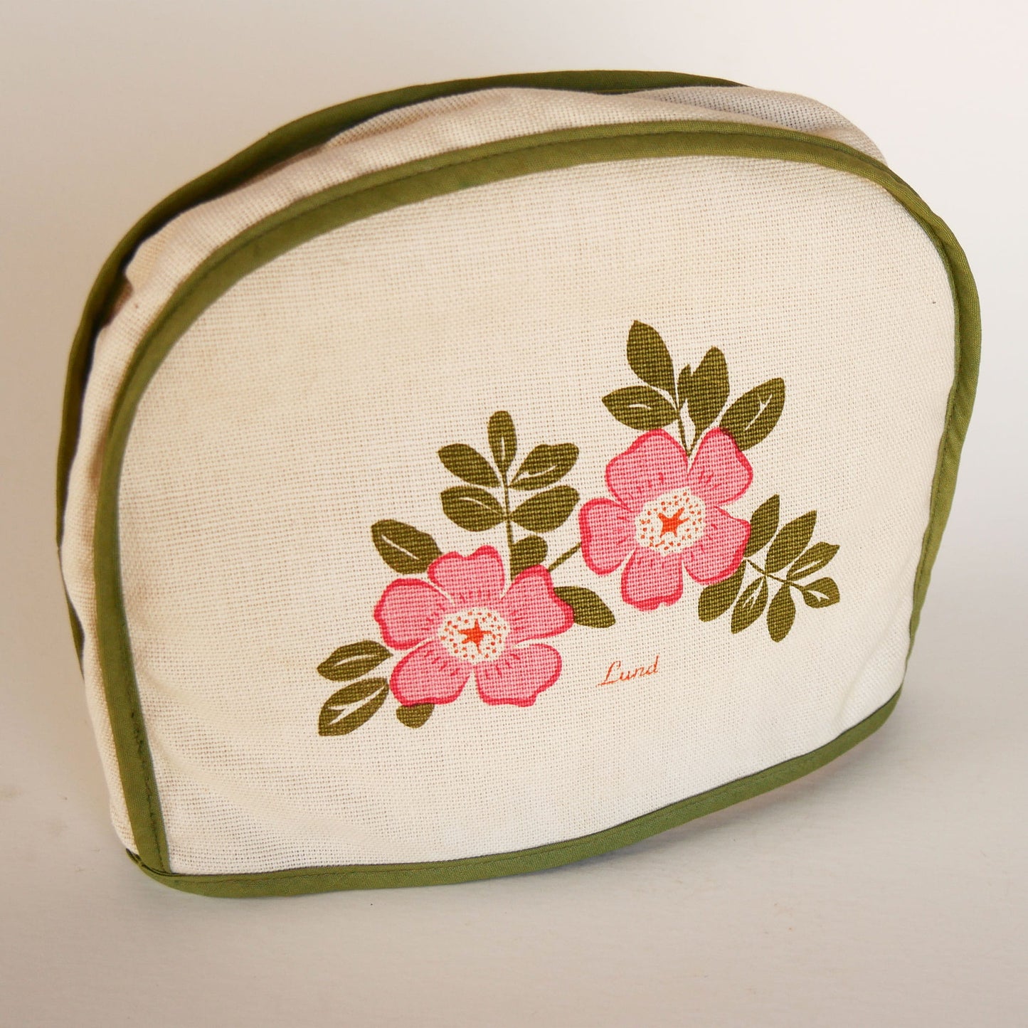 Vintage Floral Fabric 2 Slice Toaster Cover, Vintage Floral Appliance Cover, Vintage Appliance Cover, Vintage Fabric Appliance Cover, Vintage Fabric Toaster Cover, Vintage FLoral Toaster Cover