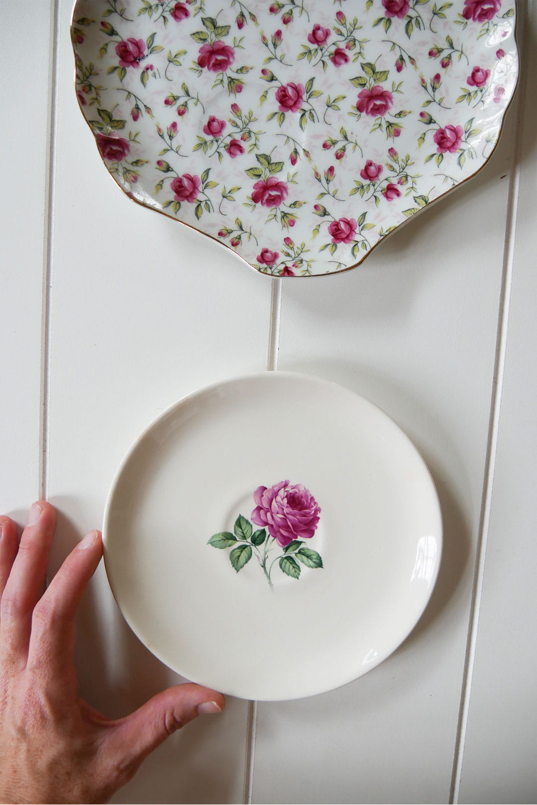 Vintage Pink Rose Plate Collection, Cottagecore Floral plate Collection, Vintage Floral Plates, Vintage Plate Wall, Vintage Floral Plate Wall, Cottagecore Wall Decor, Vintage Cottage Plate Wall