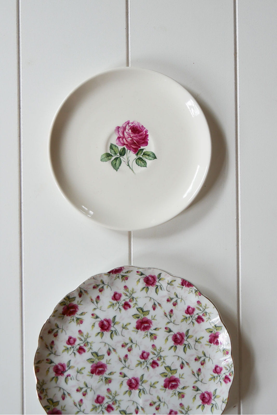Vintage Pink Rose Plate Collection, Cottagecore Floral plate Collection, Vintage Floral Plates, Vintage Plate Wall, Vintage Floral Plate Wall, Cottagecore Wall Decor, Vintage Cottage Plate Wall
