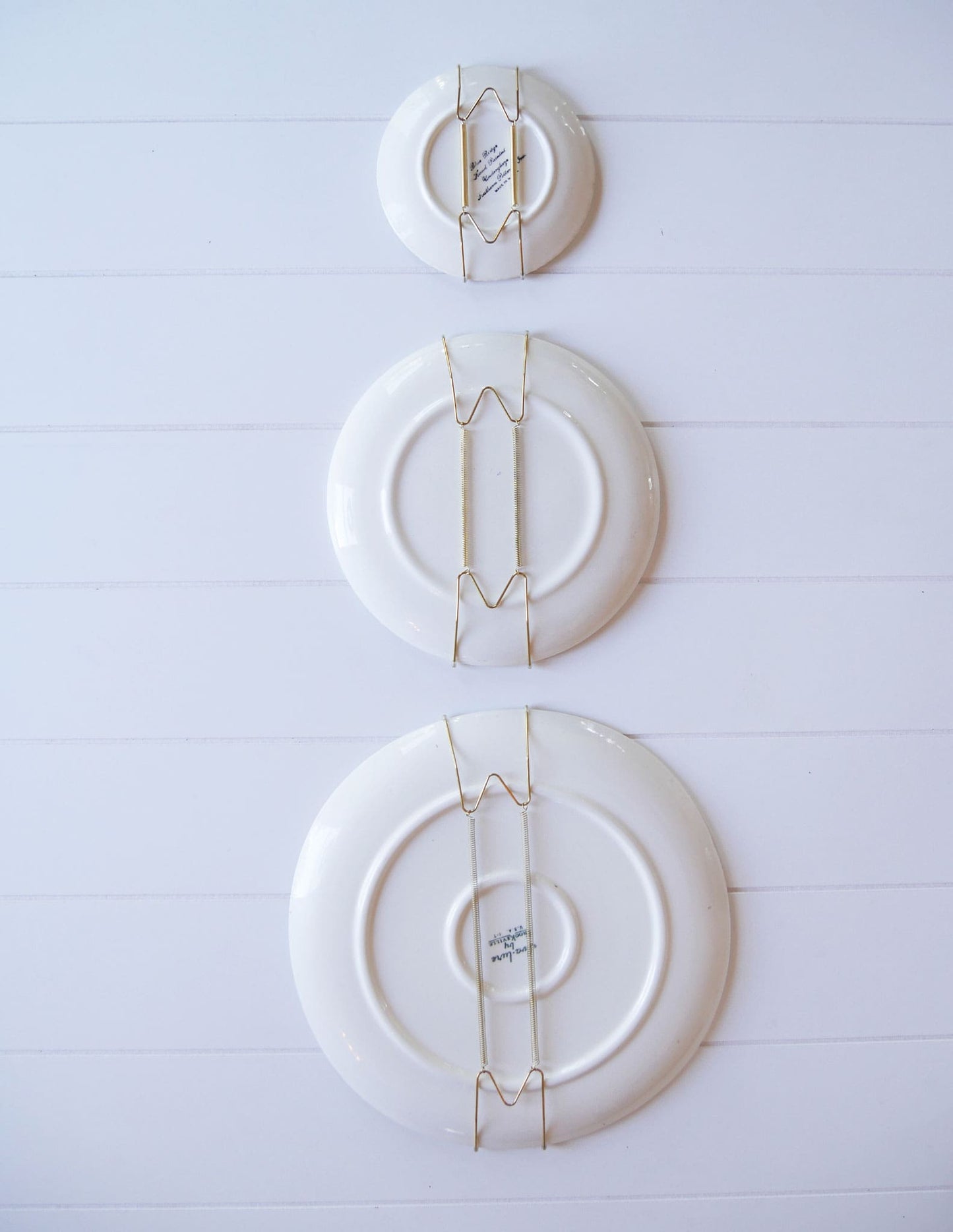 Vintage Folk Farmhouse Plate Gallery Wall Collection, Plate Hangers Included