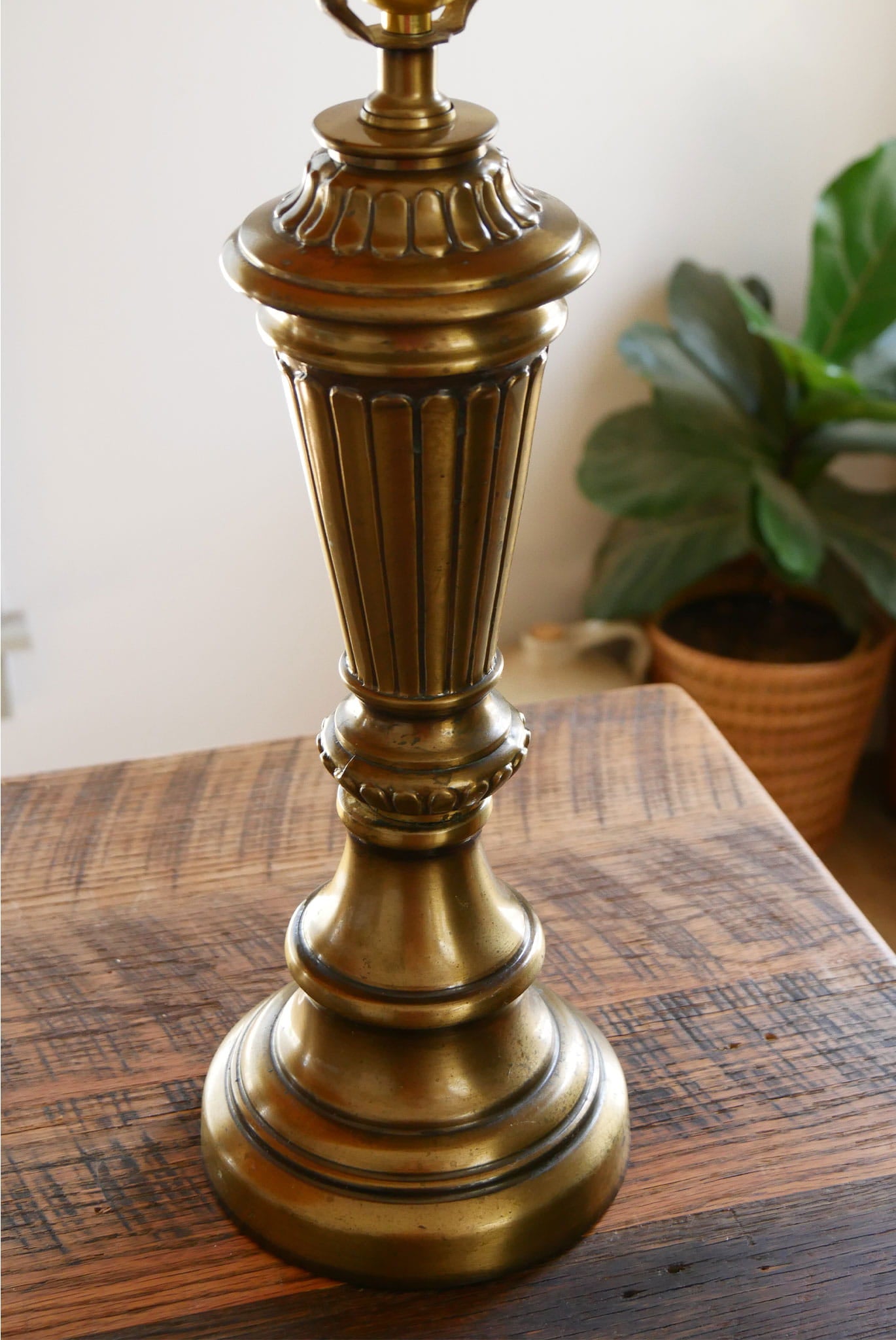 Vintage Gold Lamp, Vintage Table Lamp, Vintage Farmhouse Lamp, Vintage Gold Art Deco Lamp, Vintage Tradition GOld Lamp, Primitive Gold Table Lamp
