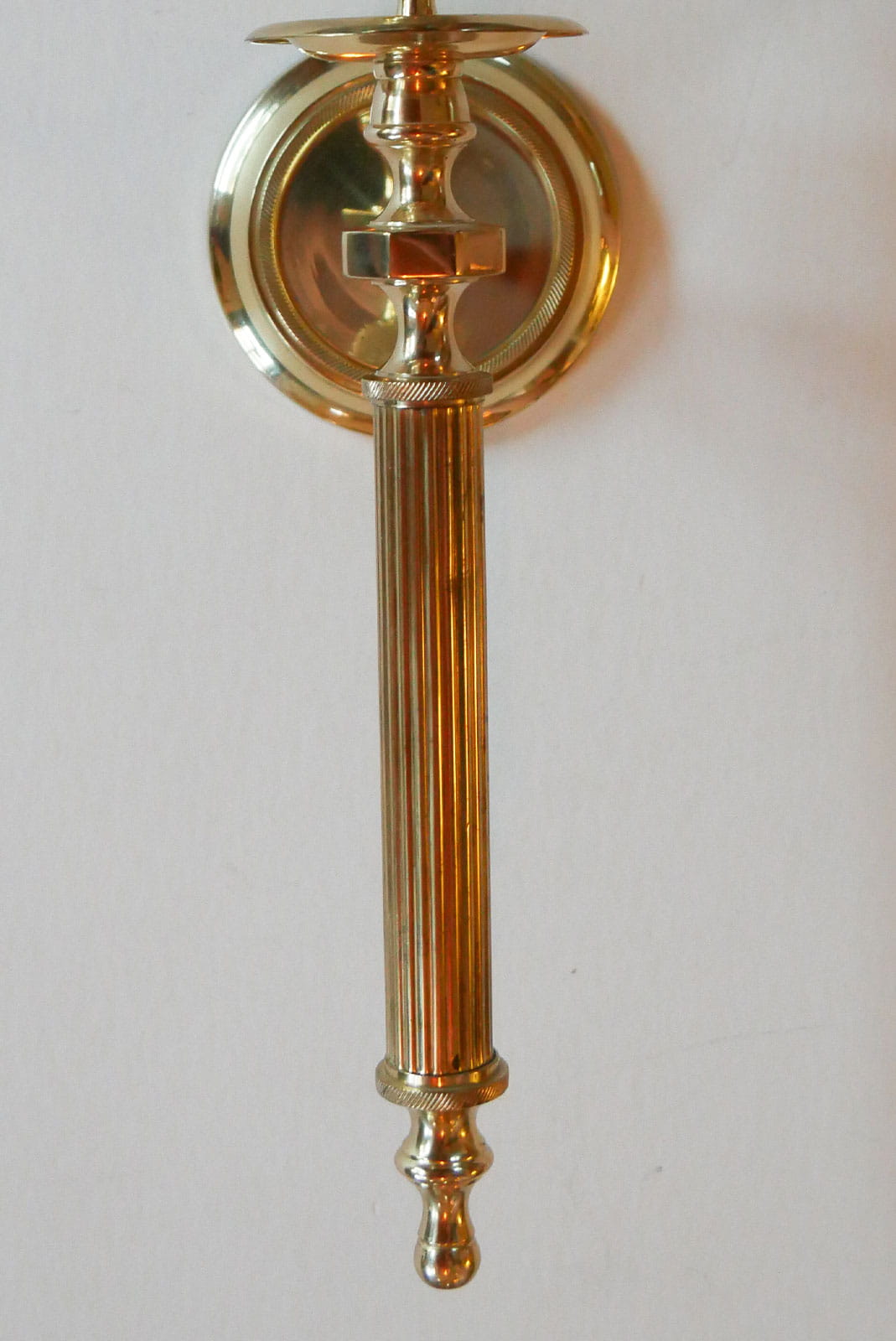 Vintage Gold Brass Candestick Wall Sconce, Vintage Brass, BRass Wall Decor, Vintage Brass Candleholders, Vintage Brass Candle Sconces, Vintage Candlestick Sconce
