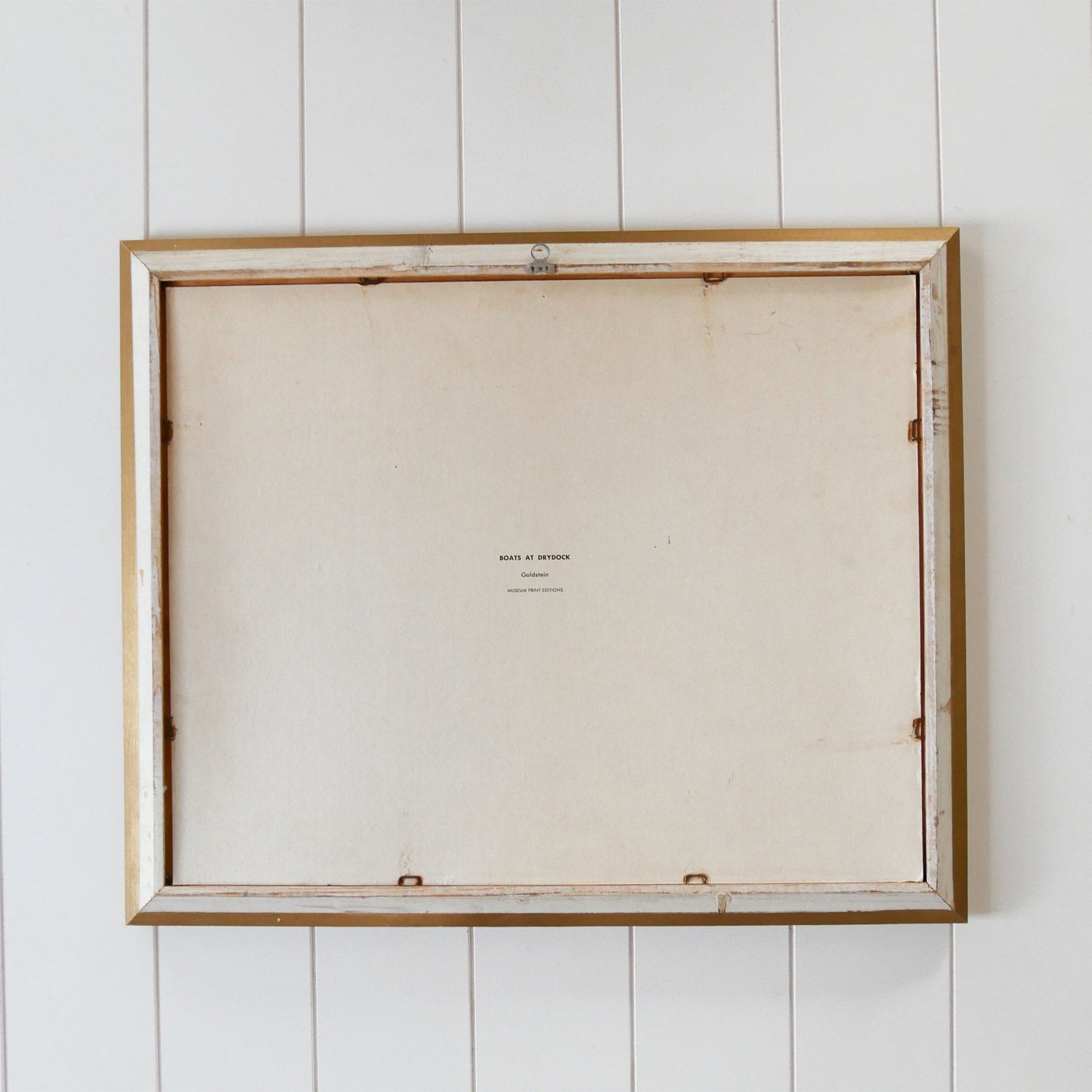 Vintage Gold Framed Sailboat Lithograph, Nautical Artwork, Vintage Sailboat Lithograph, Vintage Sailing Lithograph, Vintage Boat Art, Vintage Nautical Wall Decor