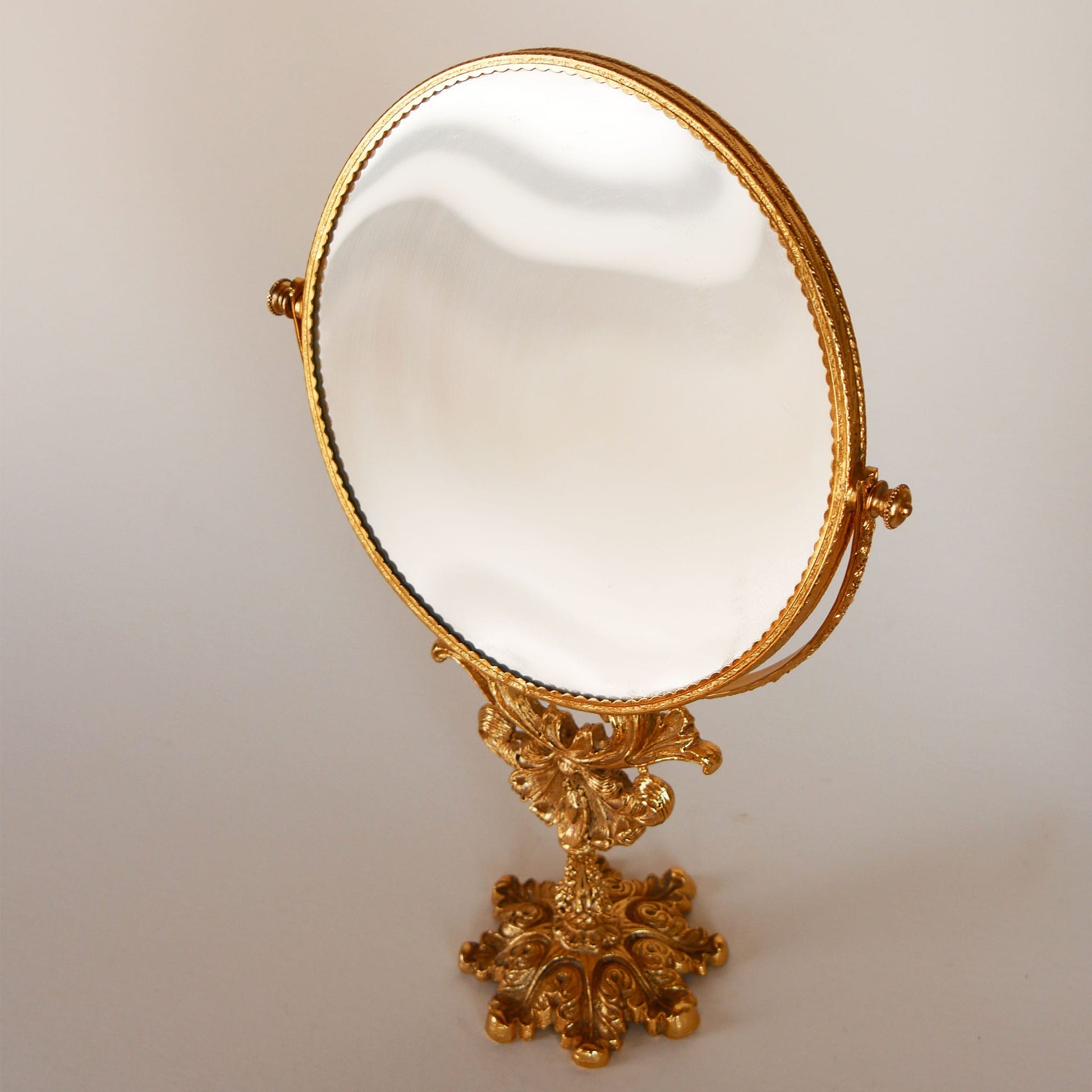 Vintage Hollywood Regency Vanity Mirror, Vintage Gold Mirror, Vintage Gold Vanity Mirror, Vintage Swivel Gold Mirror, Vintage Vanity Mirror, Victorian Vanity Mirror, Ornate Gold Vanity Mirro